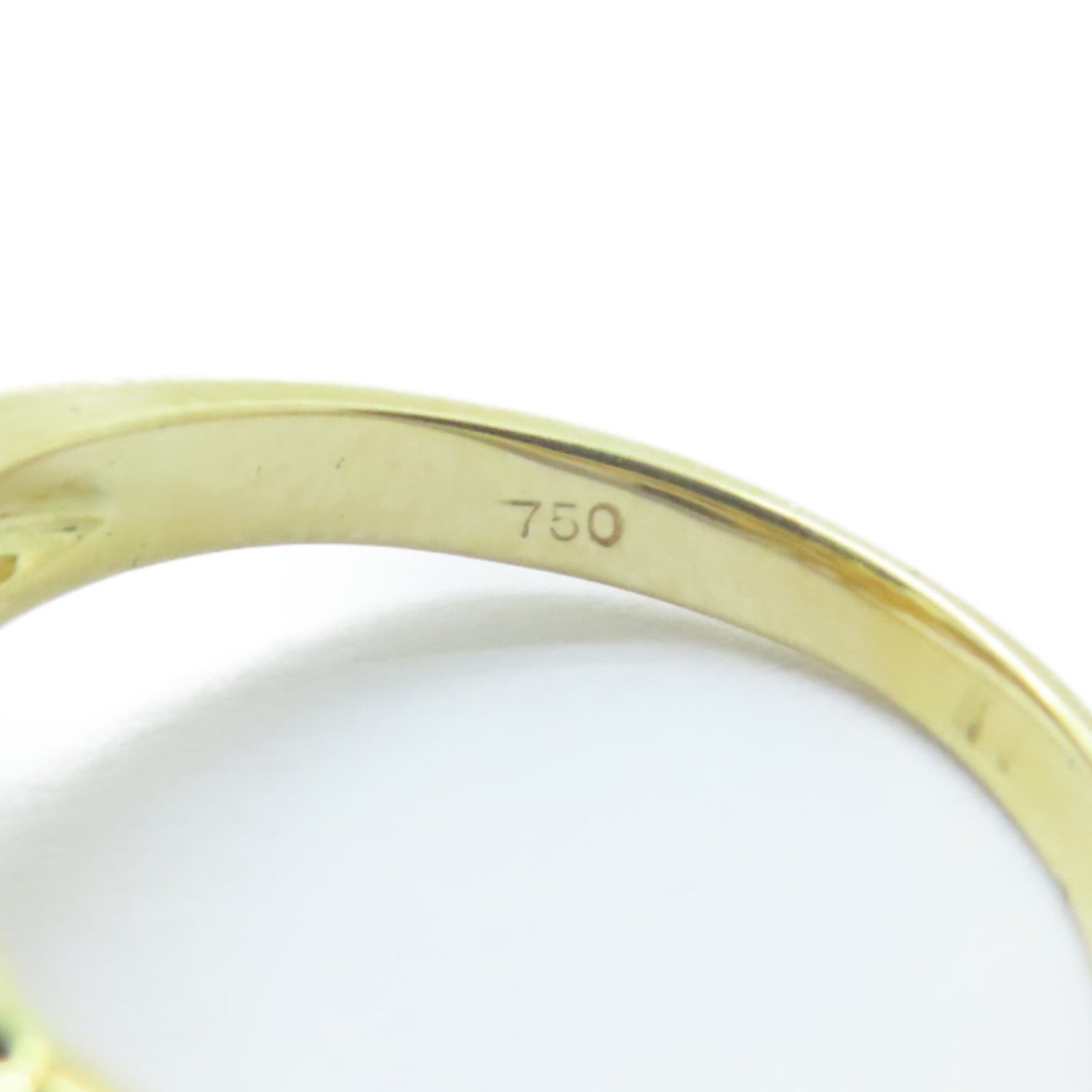 JEWELRY 【激減優惠】18K黃金/Pearl 11.5mm/鑽石Pearl Ring戒指US#6.25