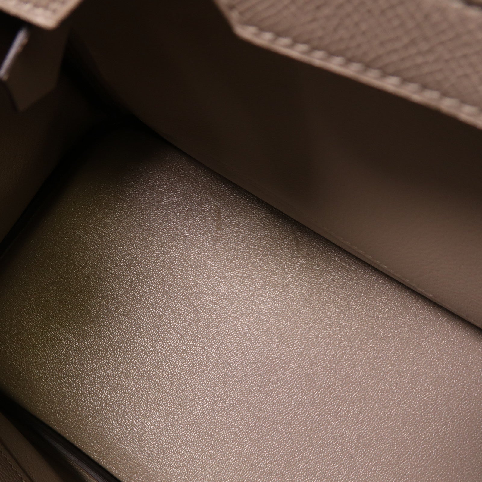 HERMES Epsom皮革Birkin 30金扣手挽袋Gris Asphalt