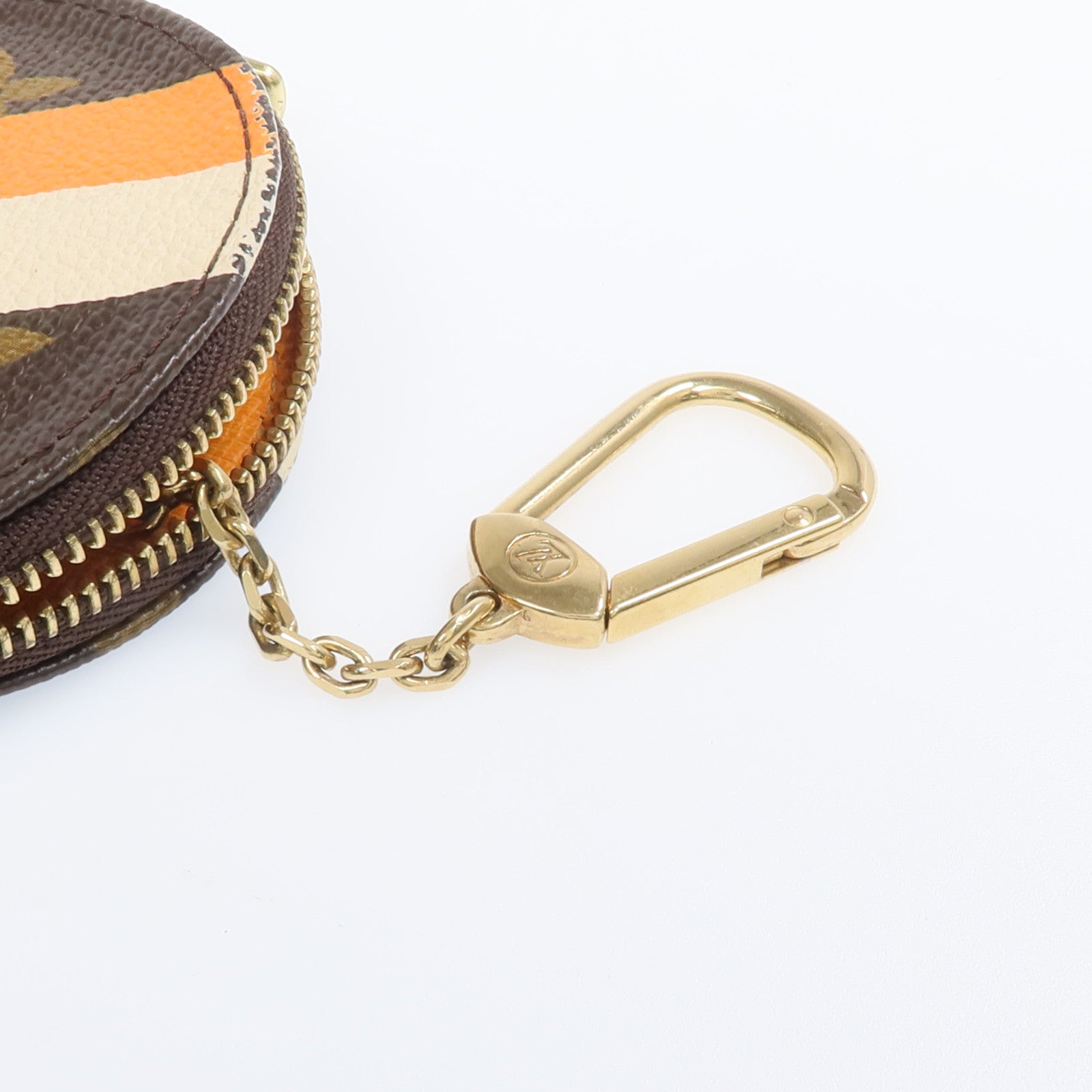 LOUIS VUITTON Monogram Groom Coin Case金扣零錢包