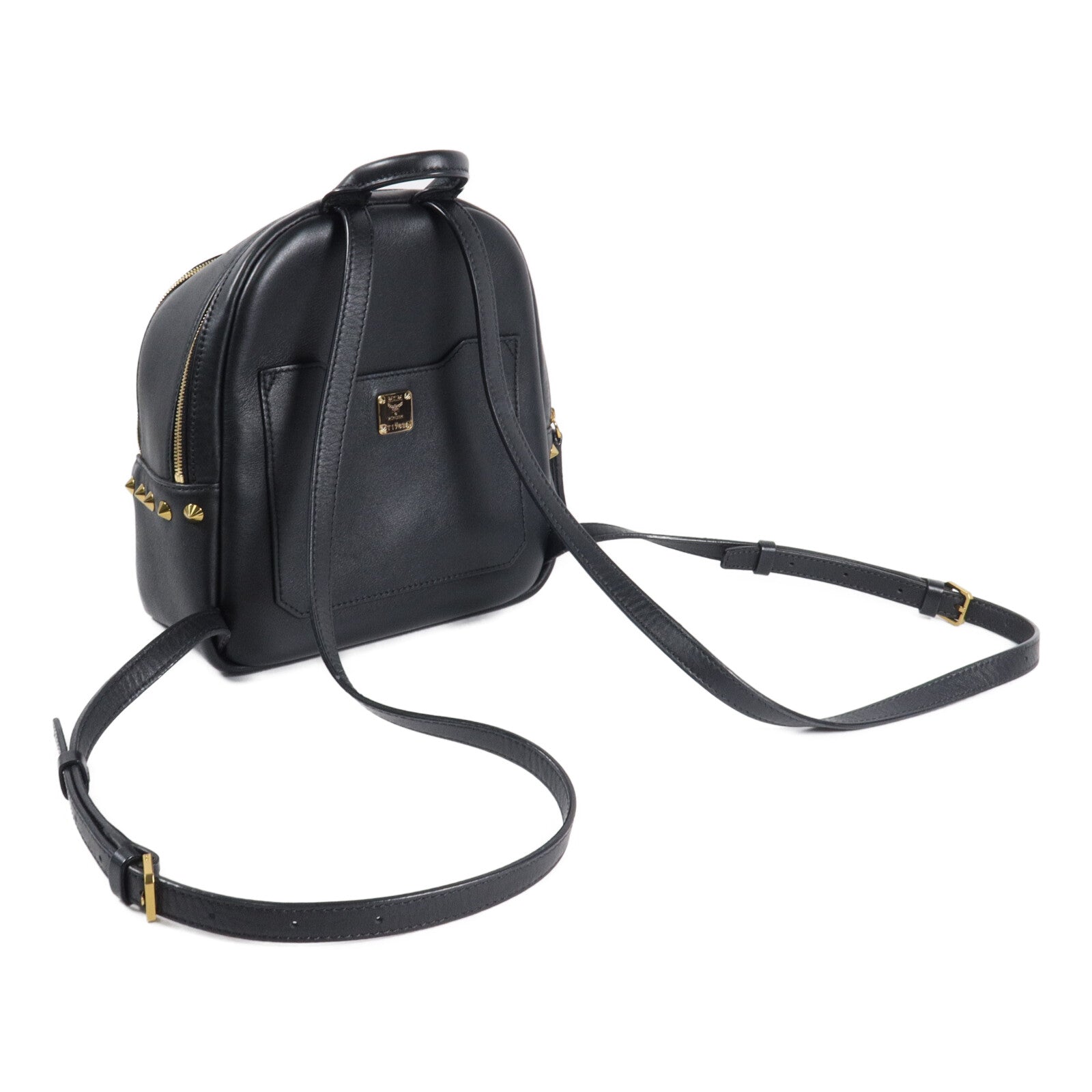 MCM 牛皮皮革Backpack背包