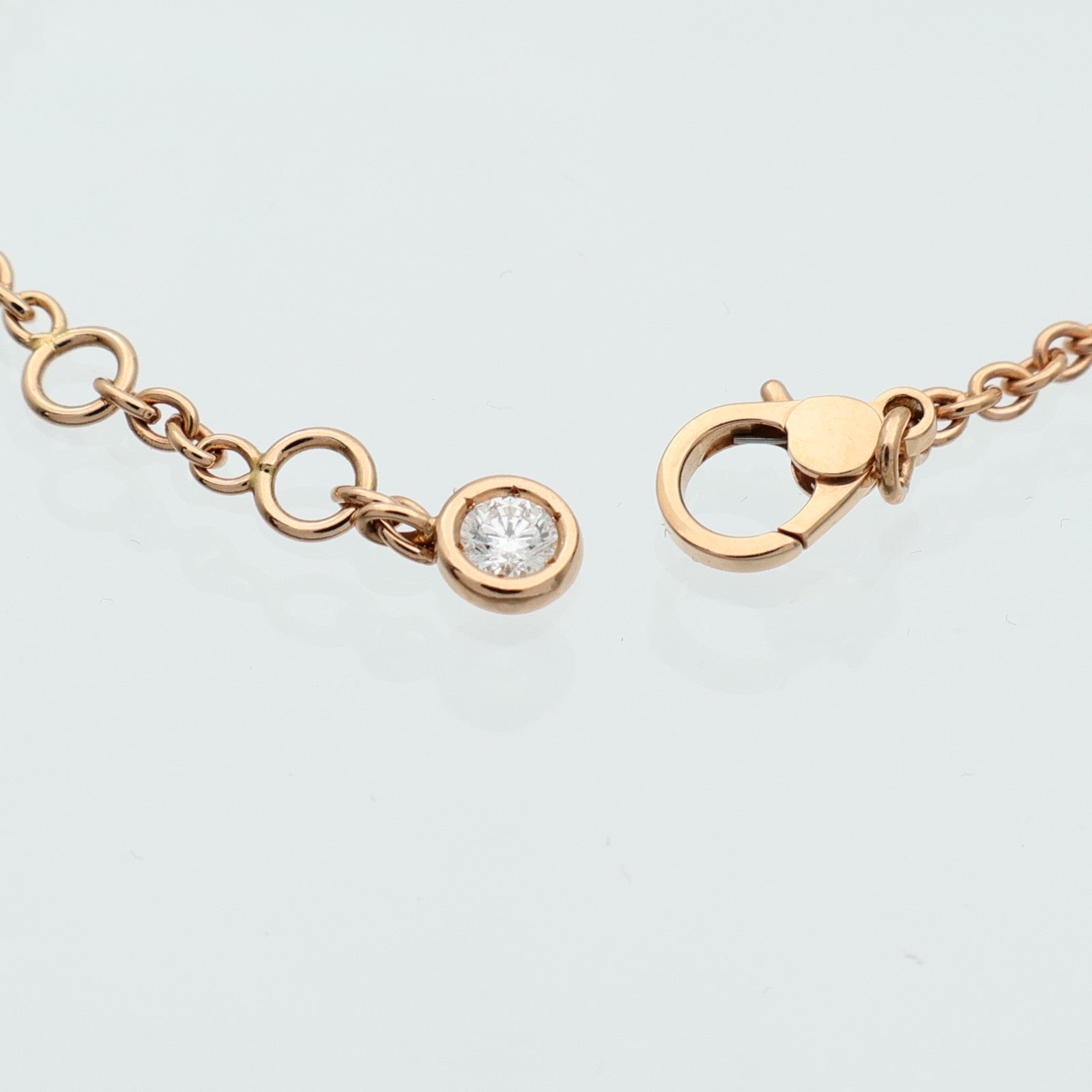 HERMES 【激減優惠】18K玫瑰金Finesse Bracelet鑽石手鏈