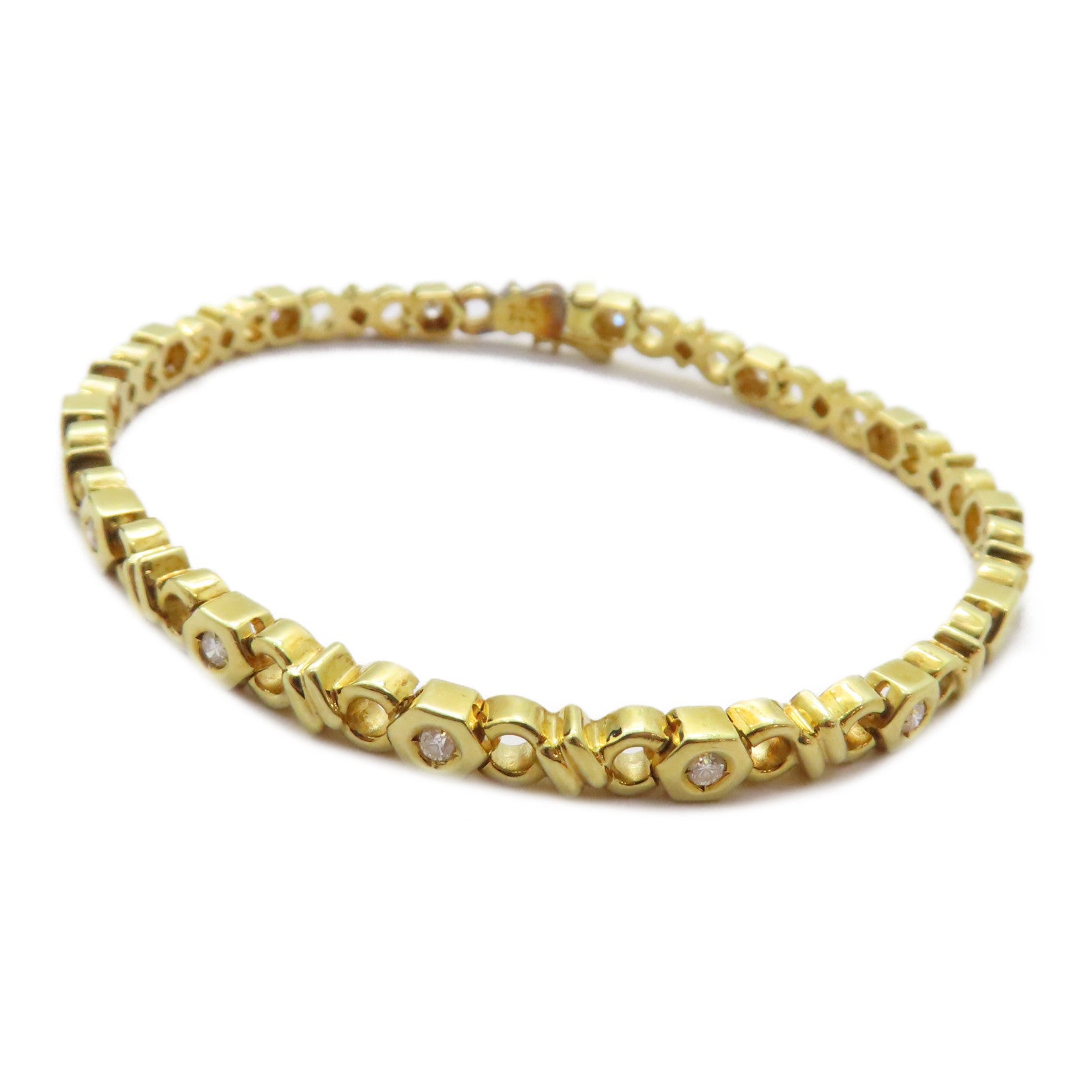 JEWELRY 18K黃金Diamond Bracelet鑚石手鏈