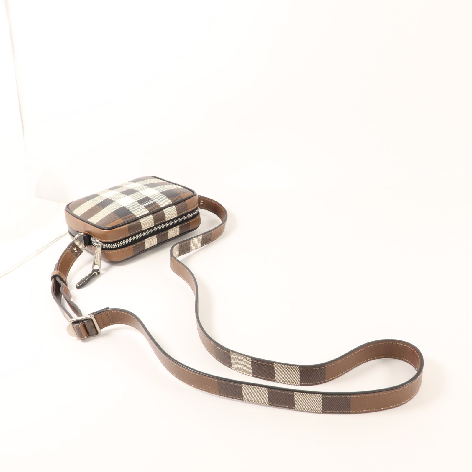 BURBERRY 塗層帆布Shoulder Bag肩背袋