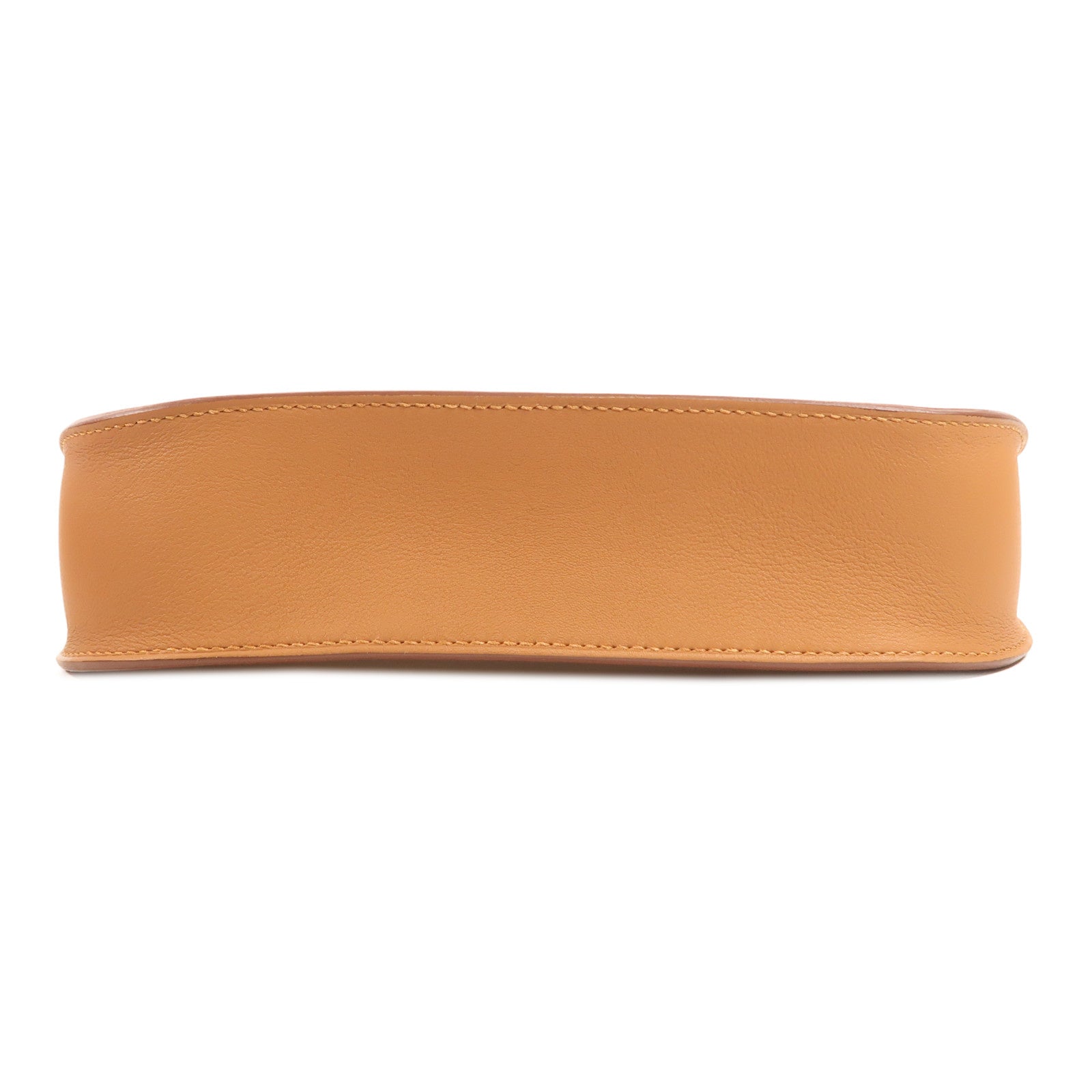 HERMES 帆布Jypsiere Mini銀扣肩背袋Gold