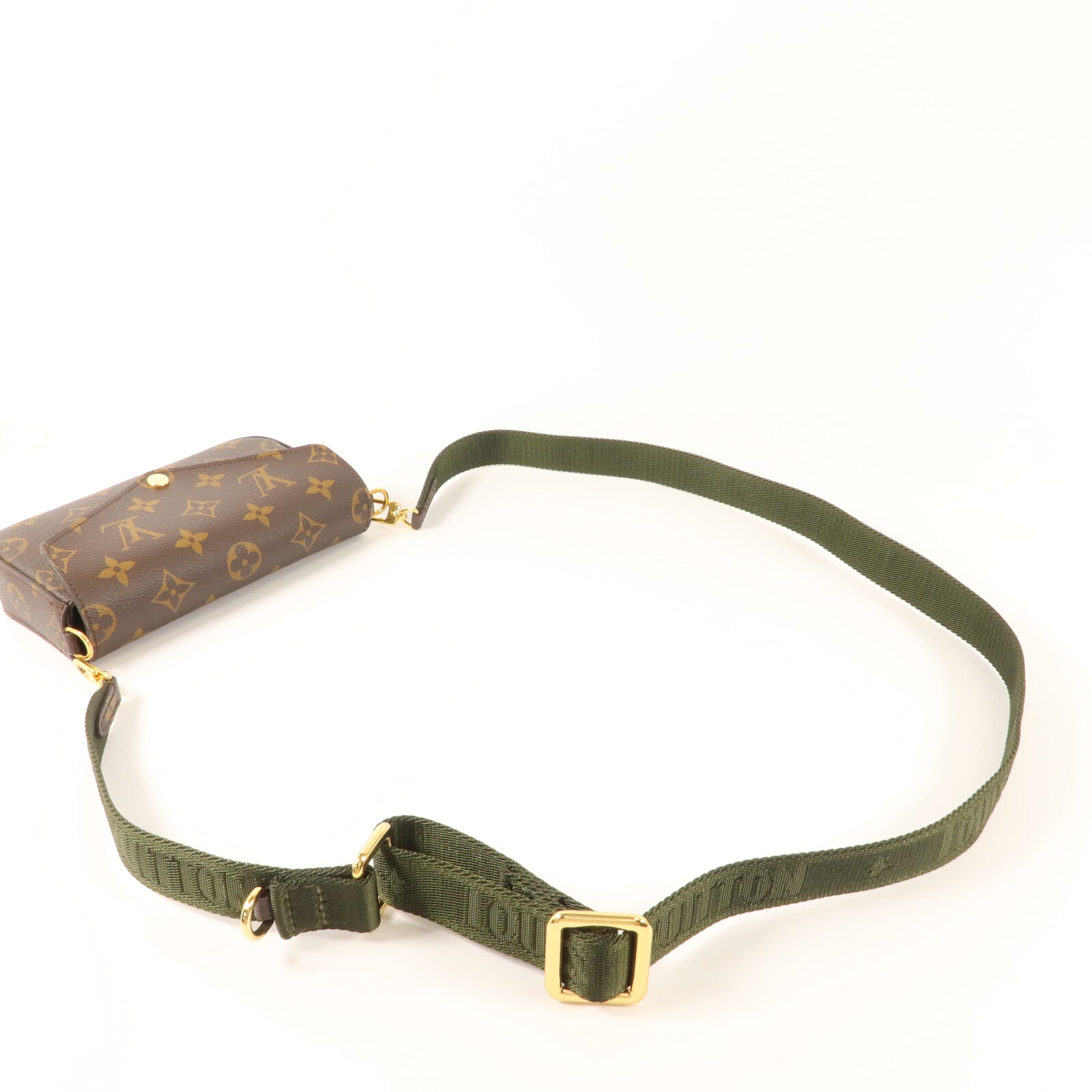 LOUIS VUITTON Monogram Felicie Strap & Go肩背袋