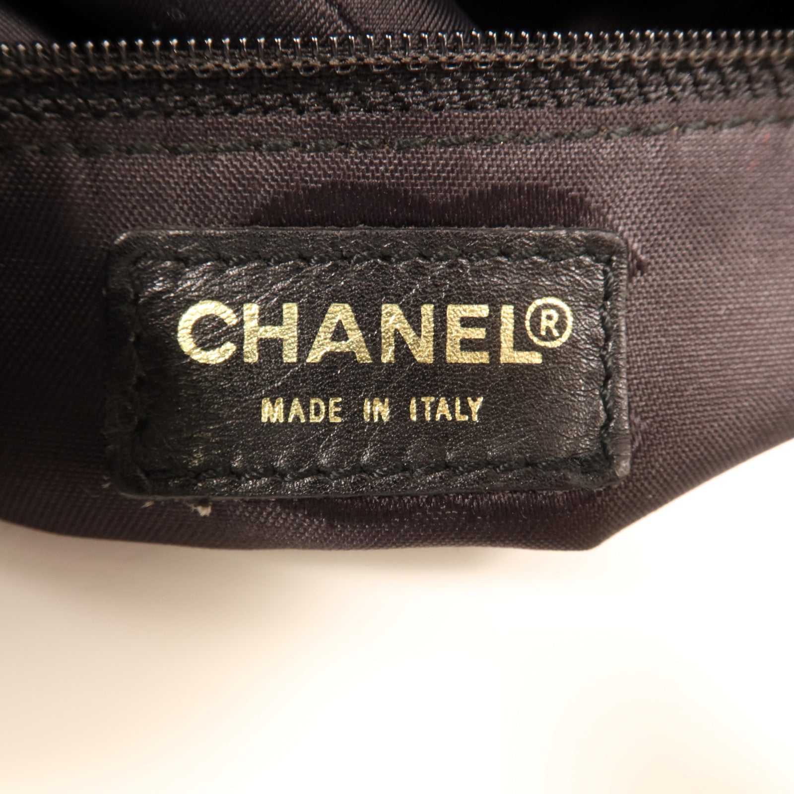 CHANEL 牛皮皮革Tote Bag金扣手挽袋