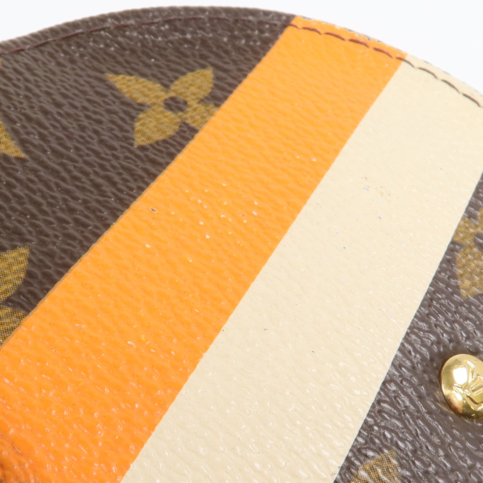 LOUIS VUITTON Monogram Groom Coin Case金扣零錢包