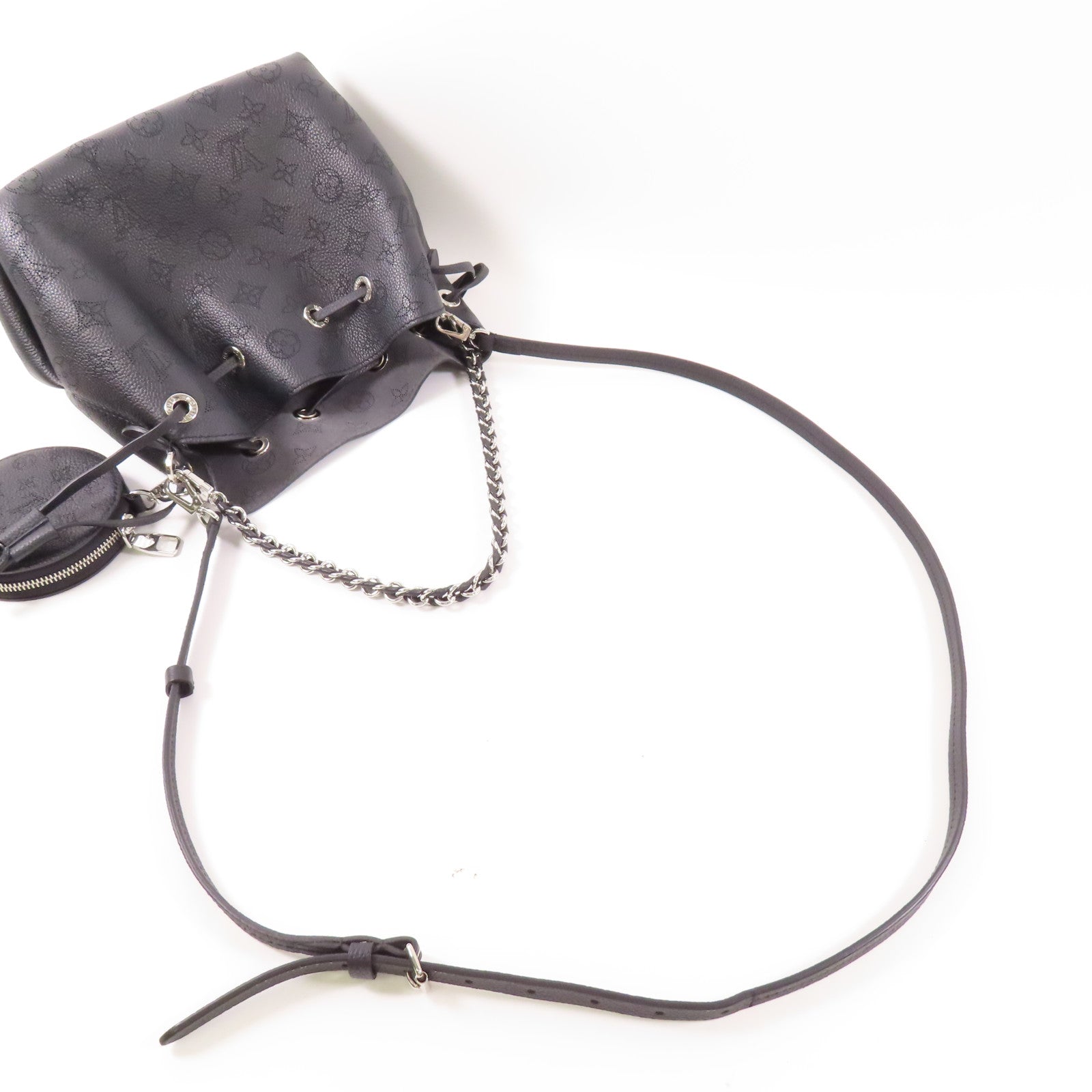 LOUIS VUITTON Mahina Bella銀扣手挽肩背兩用袋