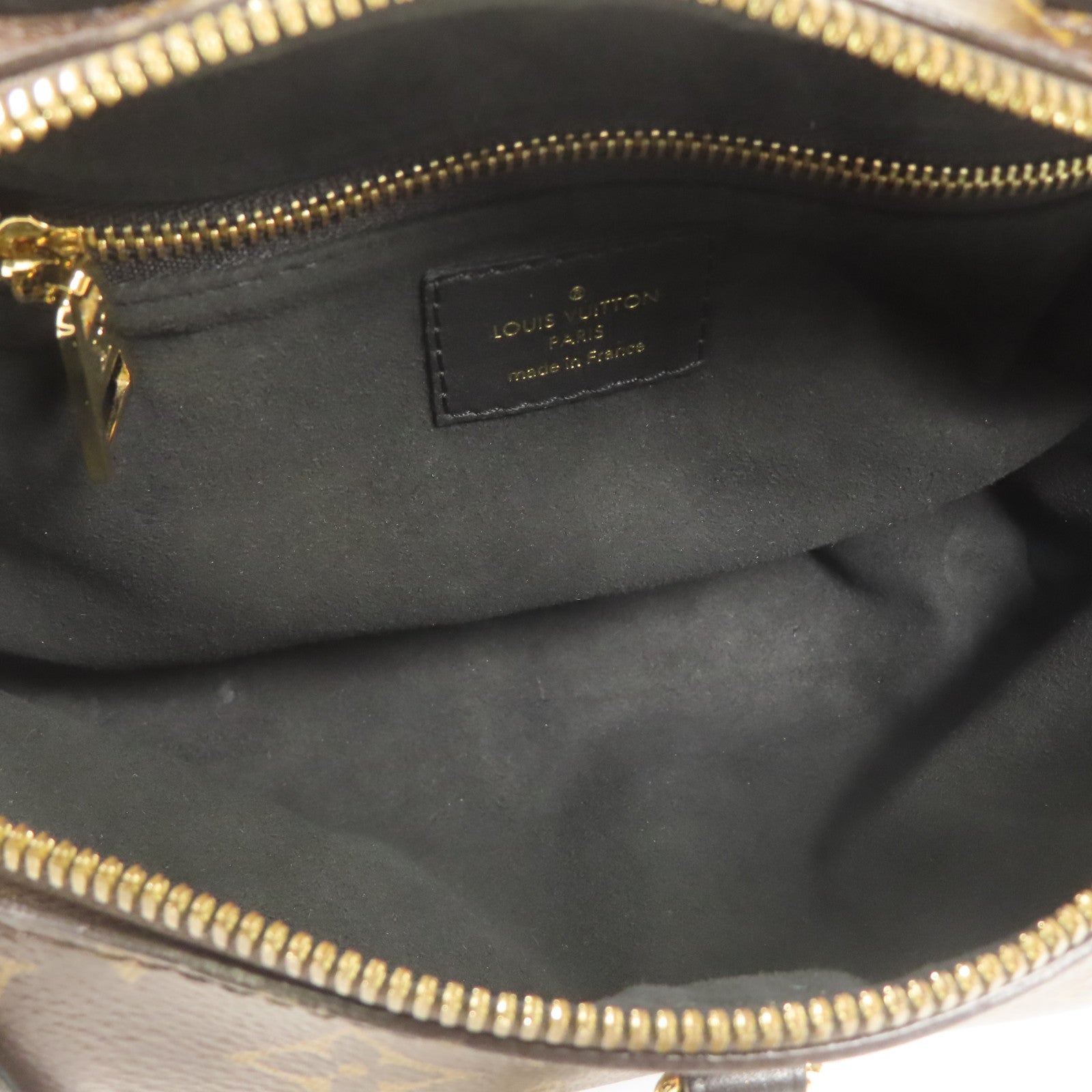 LOUIS VUITTON 【激減優惠】Monogram Petite Malle Souple金扣手挽肩背兩用袋棕色