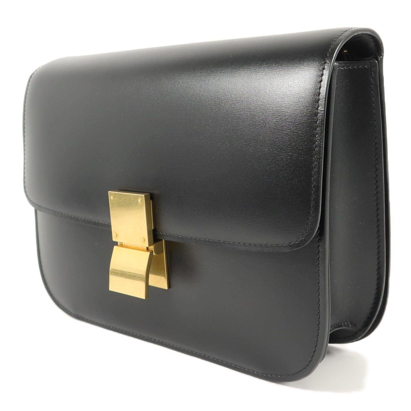 CELINE 牛皮皮革Classic Box Medium肩背袋