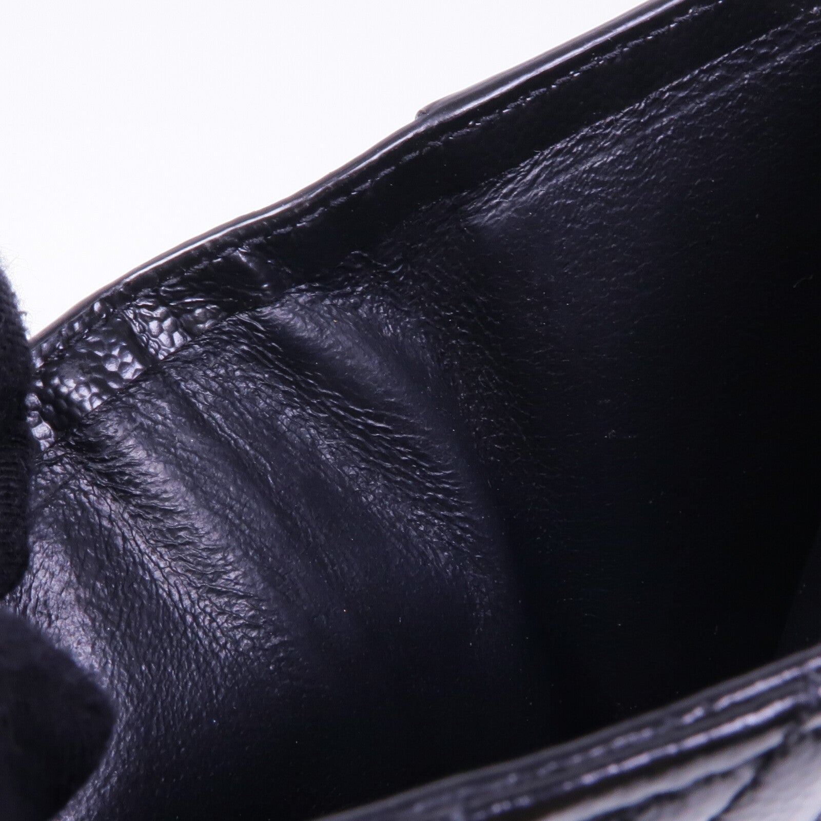 SAINT LAURENT 牛皮皮革Wallet銀扣卡片套