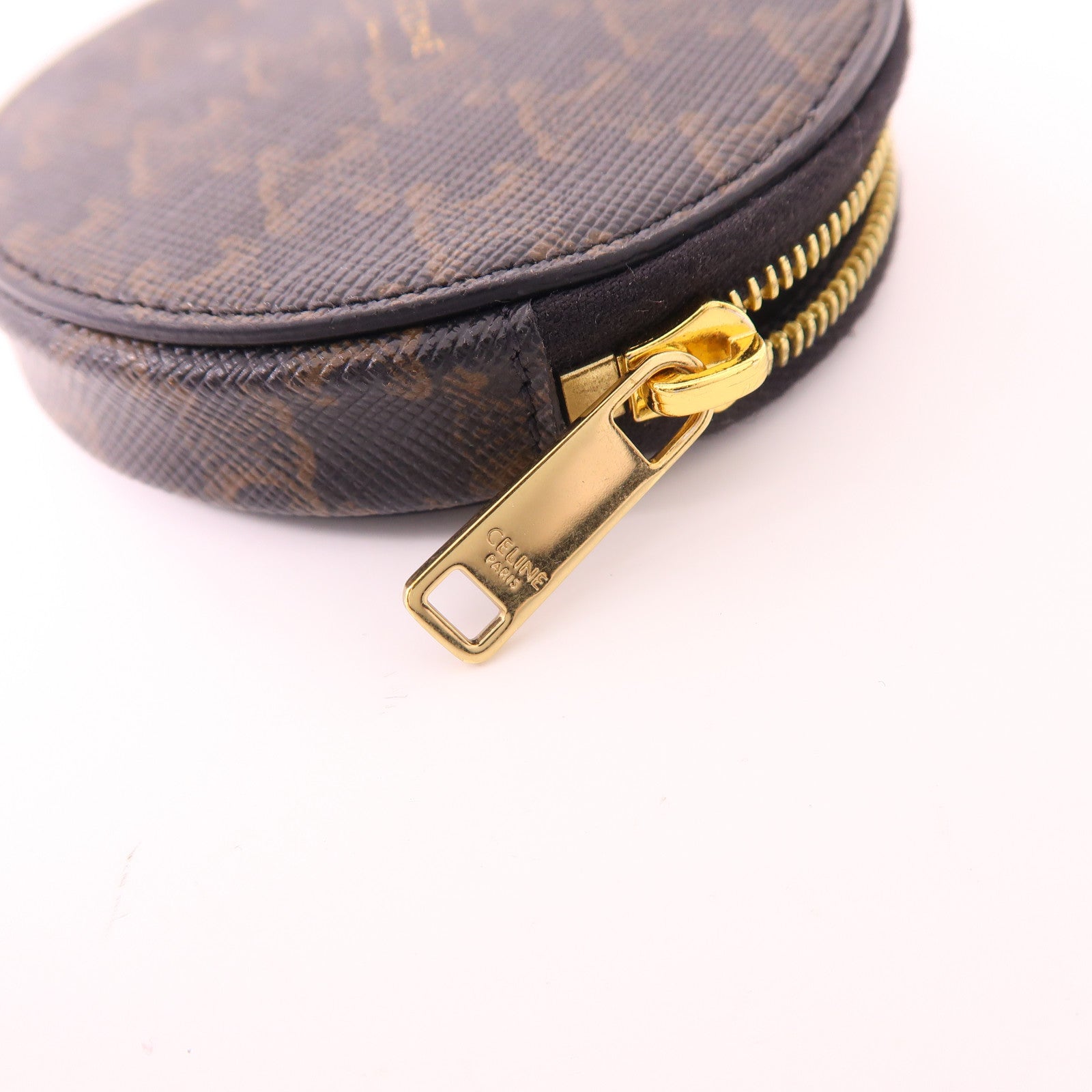 CELINE 【激減優惠】塗層帆布Coin Case金扣零錢包
