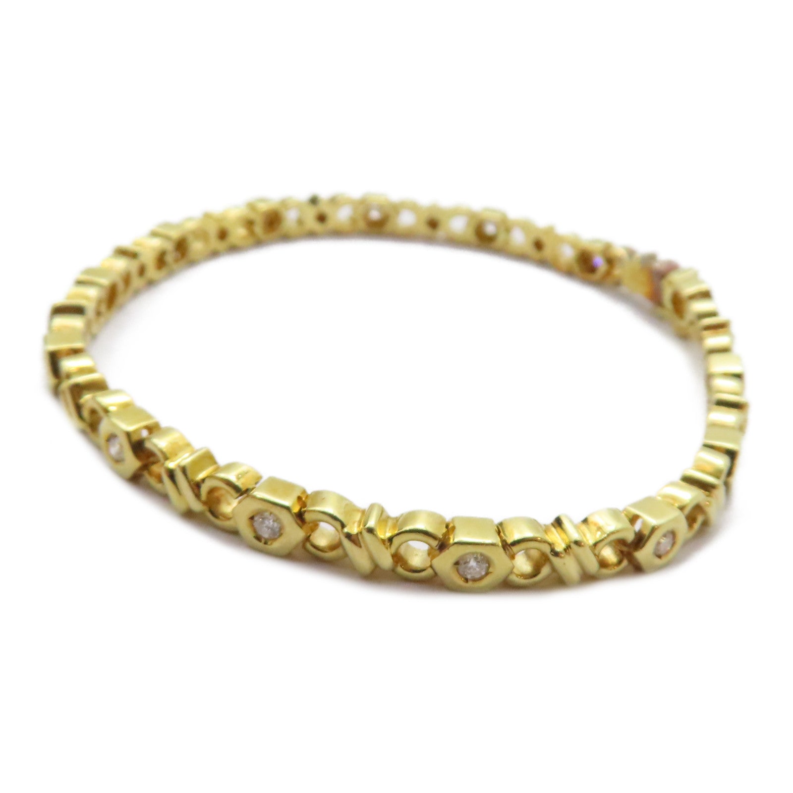 JEWELRY 18K黃金Diamond Bracelet鑚石手鏈