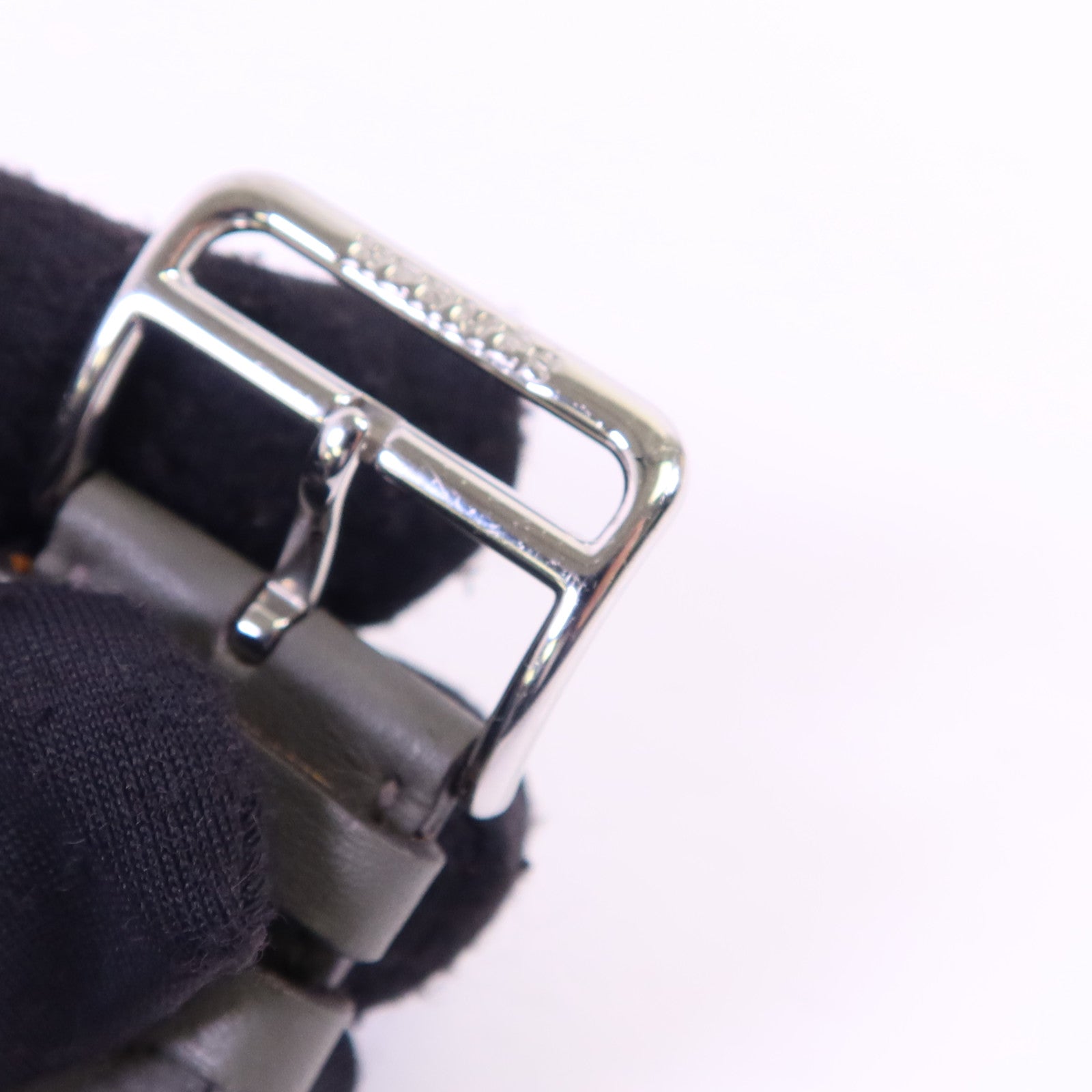 HERMES Swift皮革Apple Watch Strap銀扣錶帶