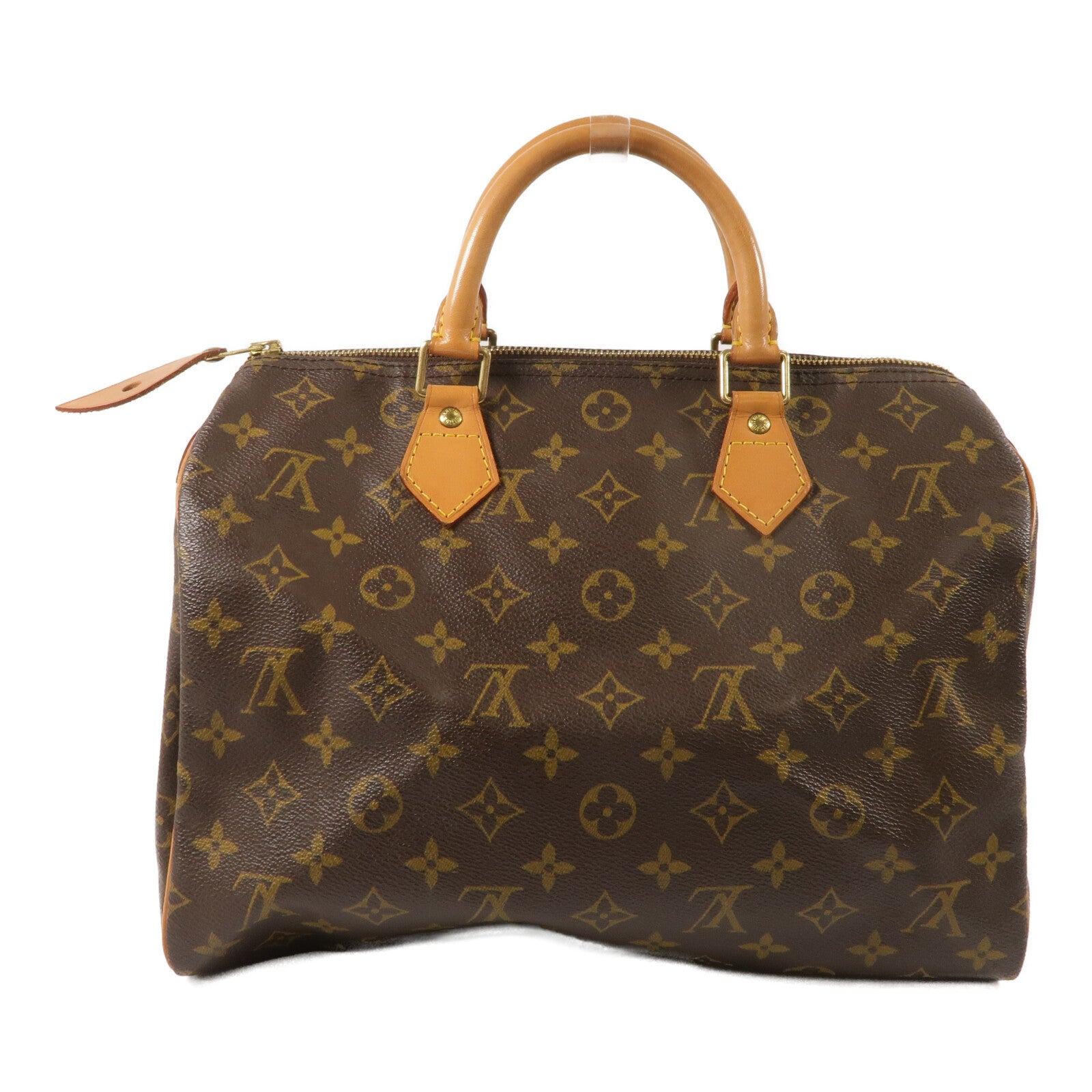 LOUIS VUITTON Monogram Speedy 30金扣手挽袋