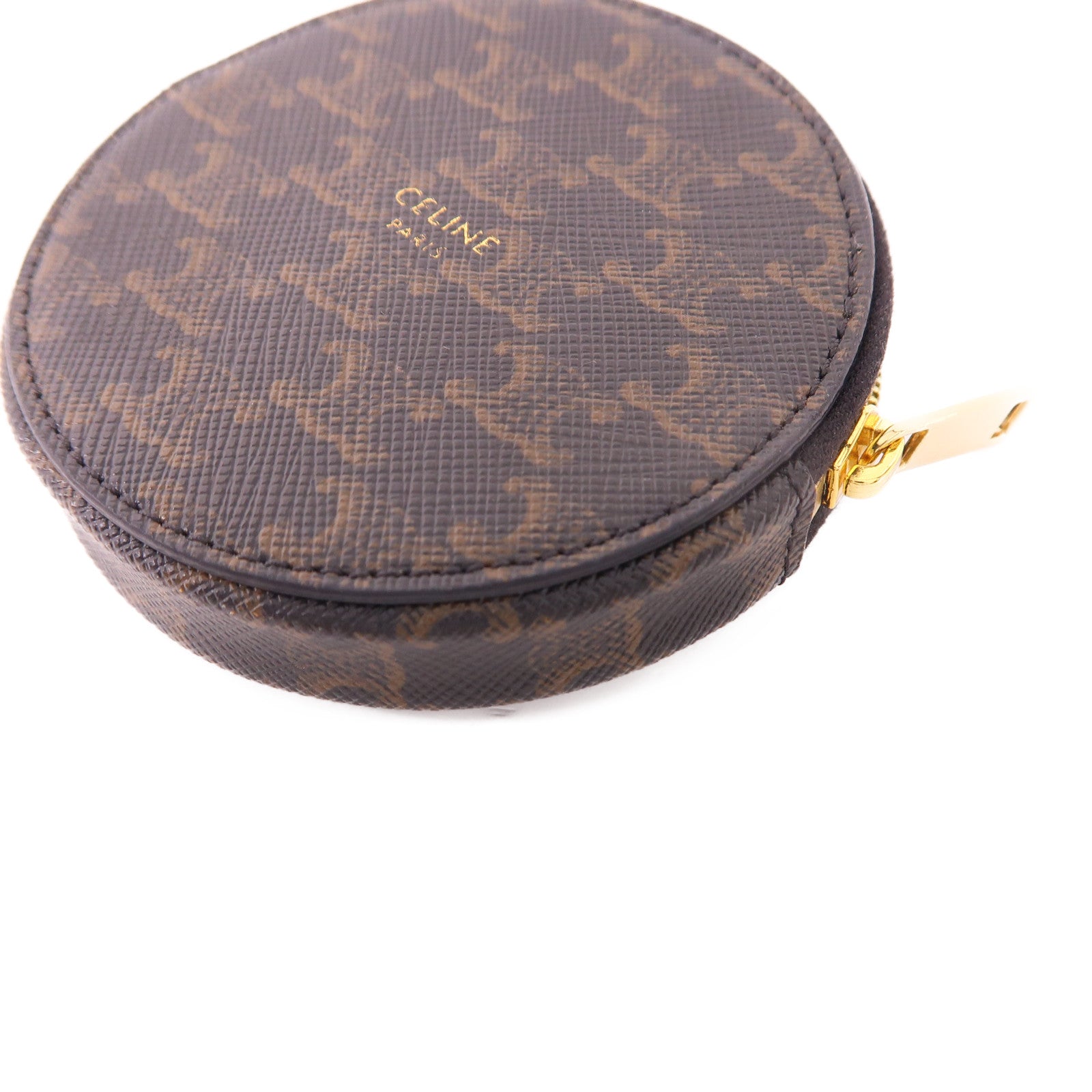 CELINE 塗層帆布Coin Case金扣零錢包