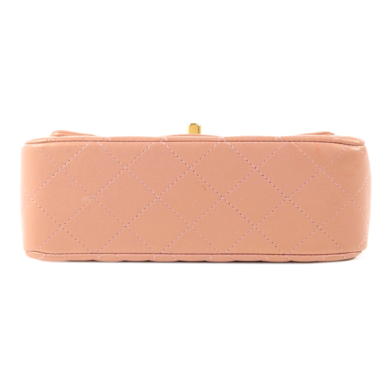 CHANEL 羊皮皮革Top Handle 20金扣鏈帶肩背袋
