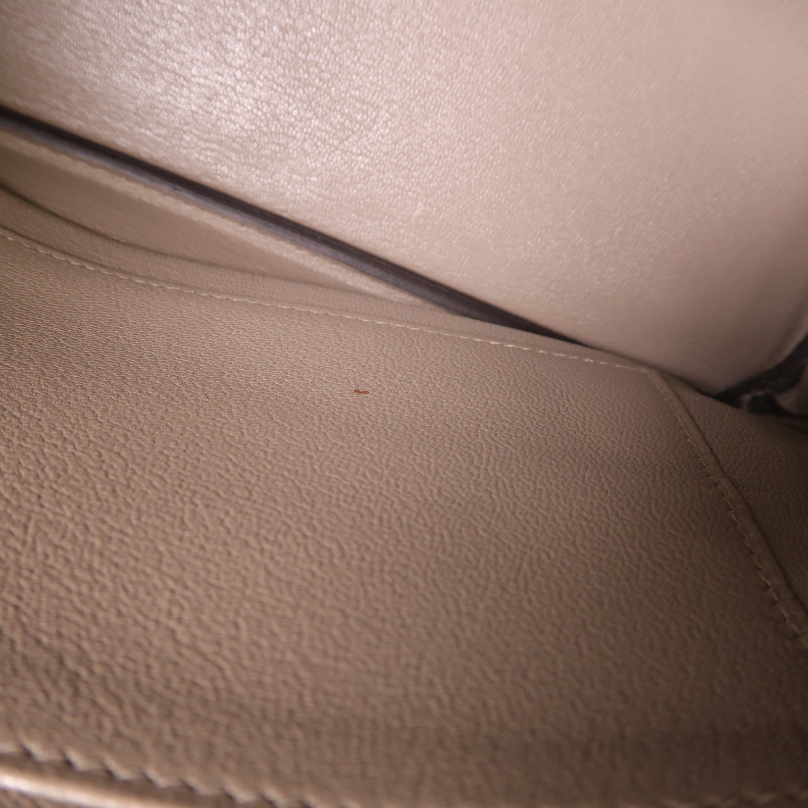 HERMES Epsom皮革Birkin 30金扣手挽袋Gris Asphalt