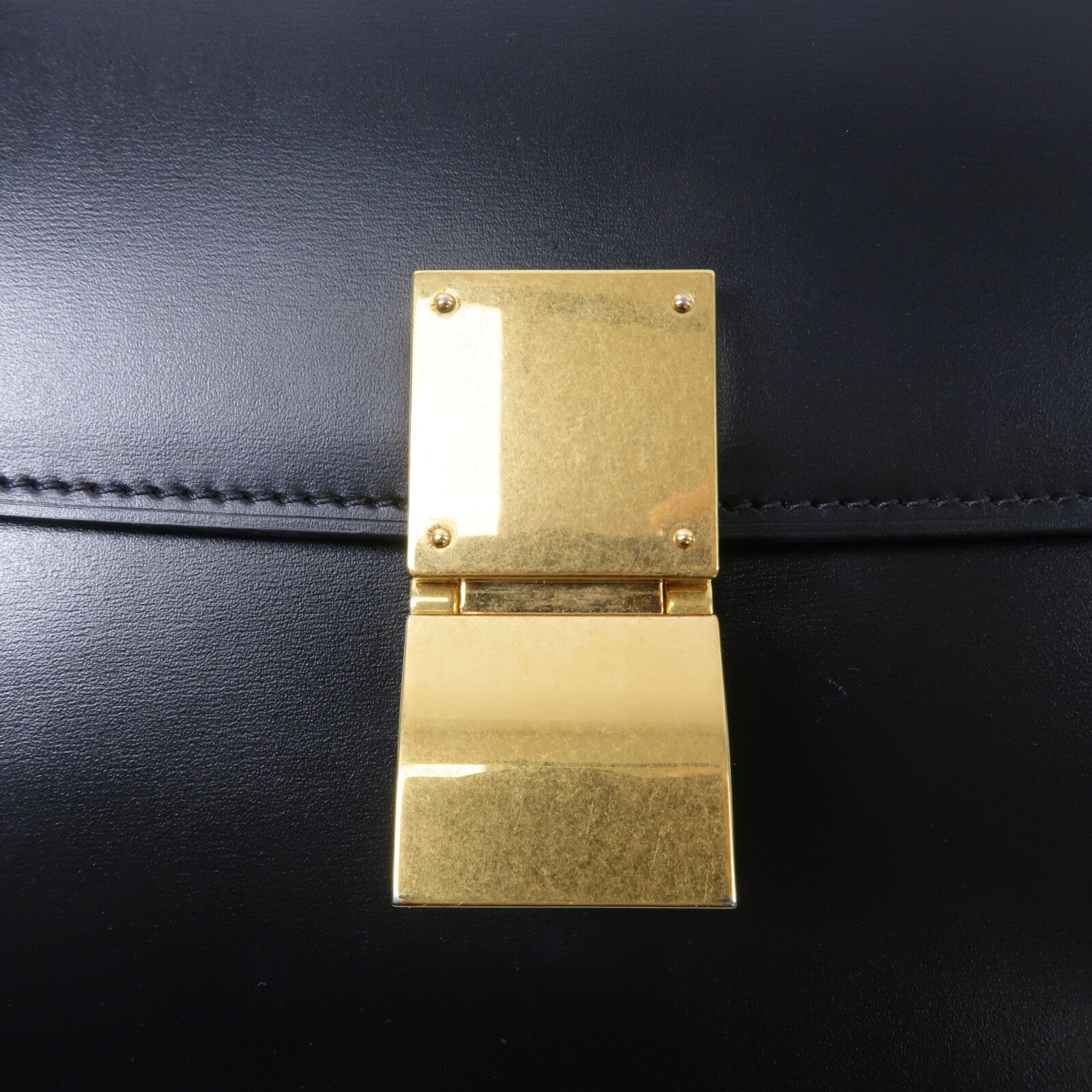 CELINE 牛皮皮革Classic Box Medium肩背袋