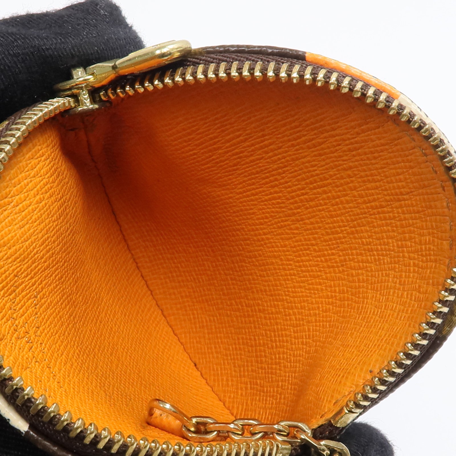 LOUIS VUITTON Monogram Groom Coin Case金扣零錢包