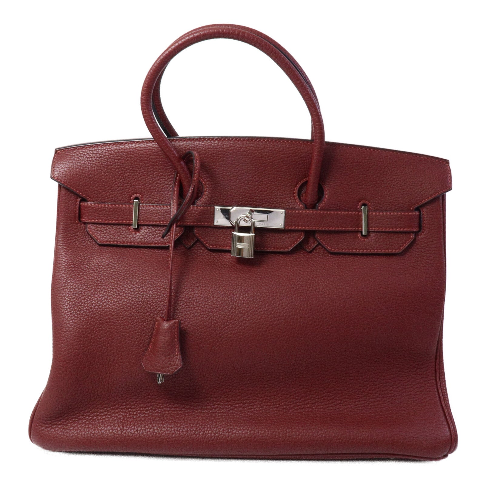 HERMES Togo皮革Birkin 35手挽袋Rouge H Buffalo
