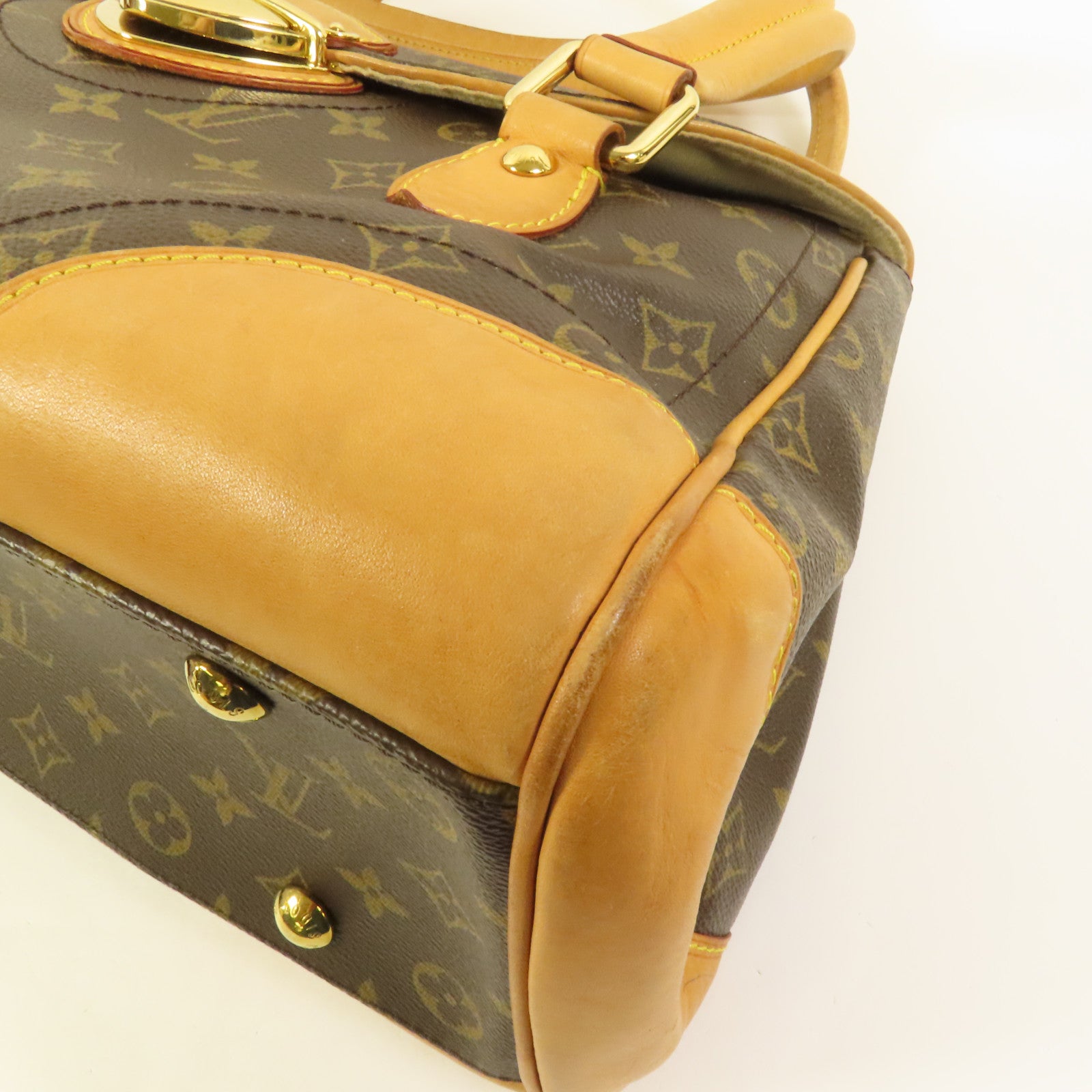 LOUIS VUITTON 【激減優惠】Monogram Beverly GM金扣肩背袋