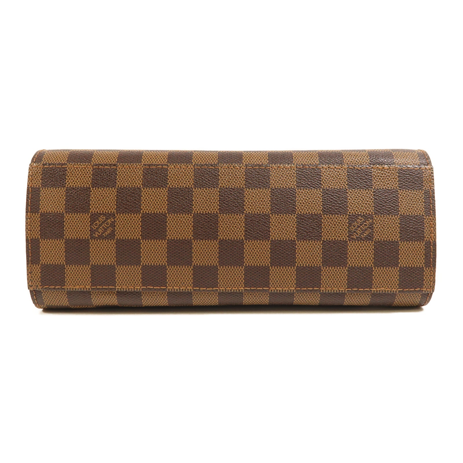 LOUIS VUITTON Damier Triana金扣手挽袋