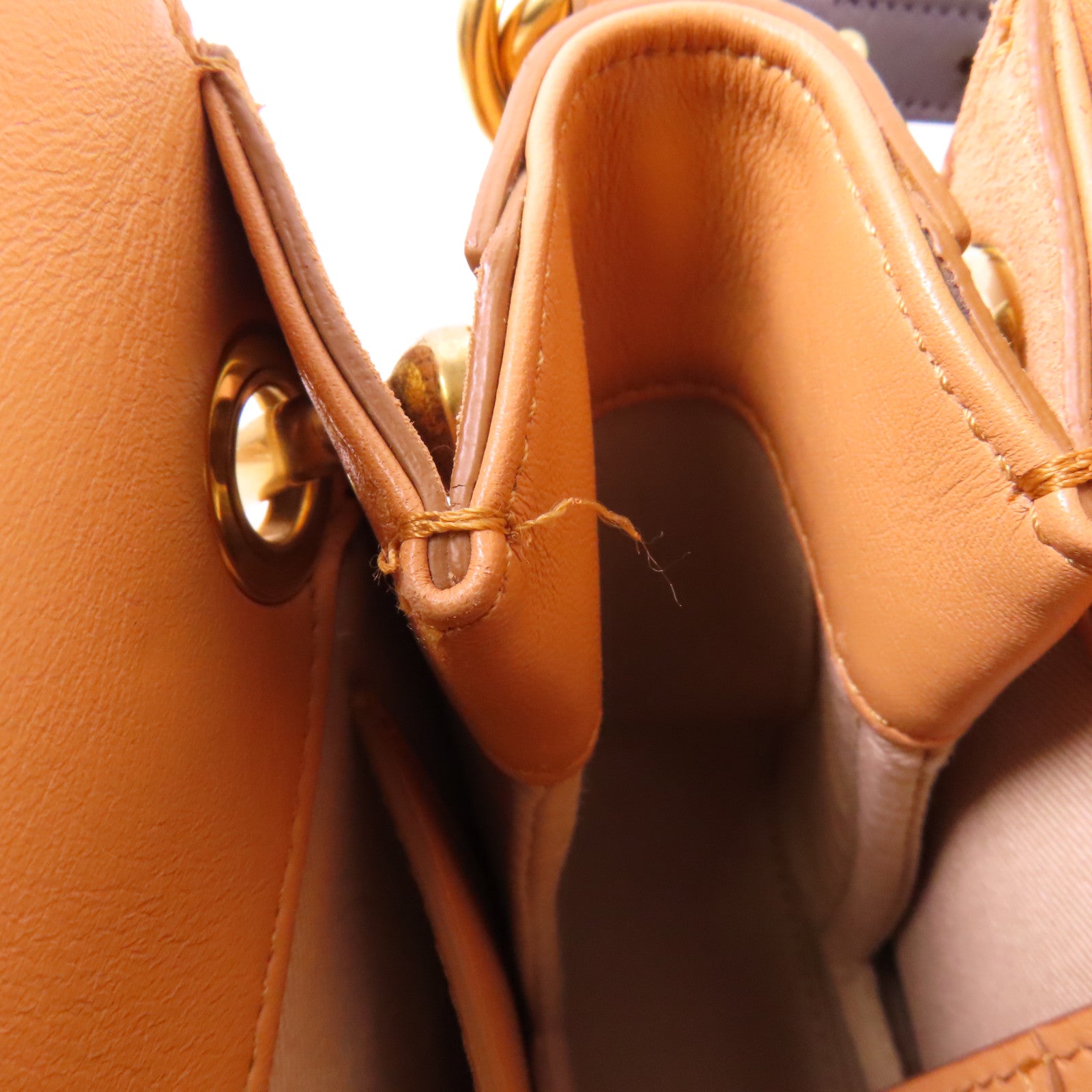 Chloe 【激減優惠】牛皮皮革Shoulder Bag金扣手挽肩背兩用袋