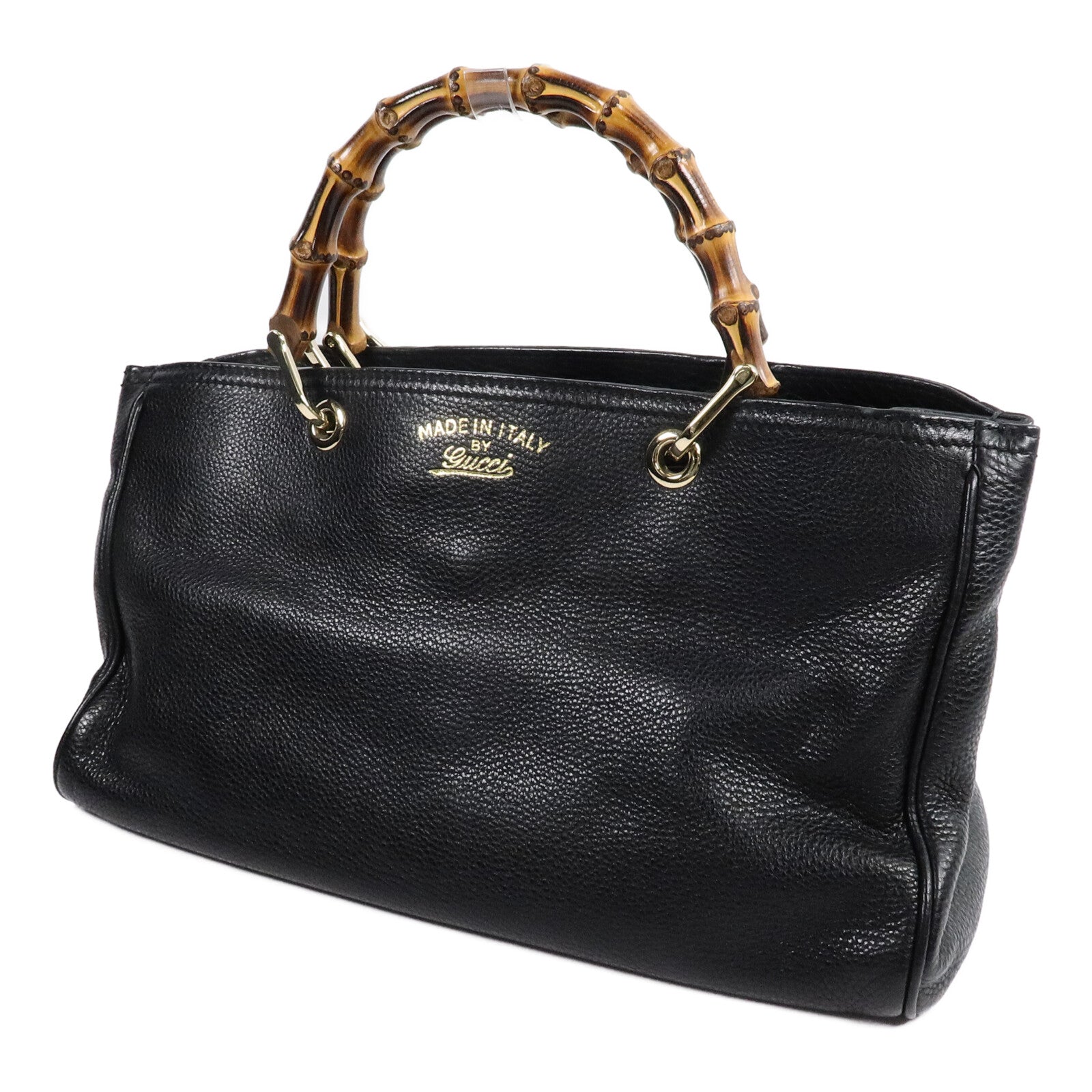 GUCCI 牛皮皮革Bamboo Shopper Medium手挽袋