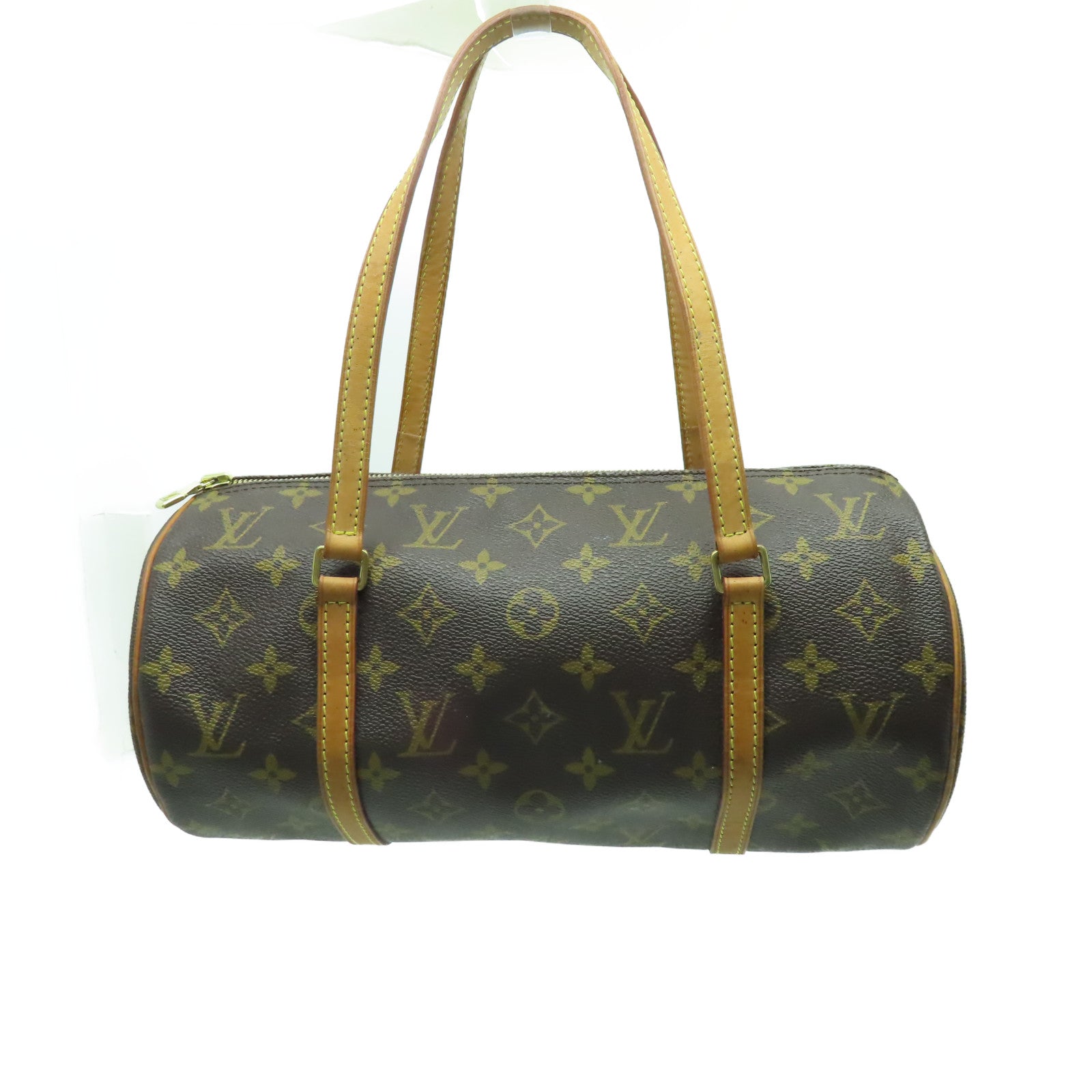 LOUIS VUITTON 【清倉大減價】Monogram Papillon GM金扣肩背袋啡色
