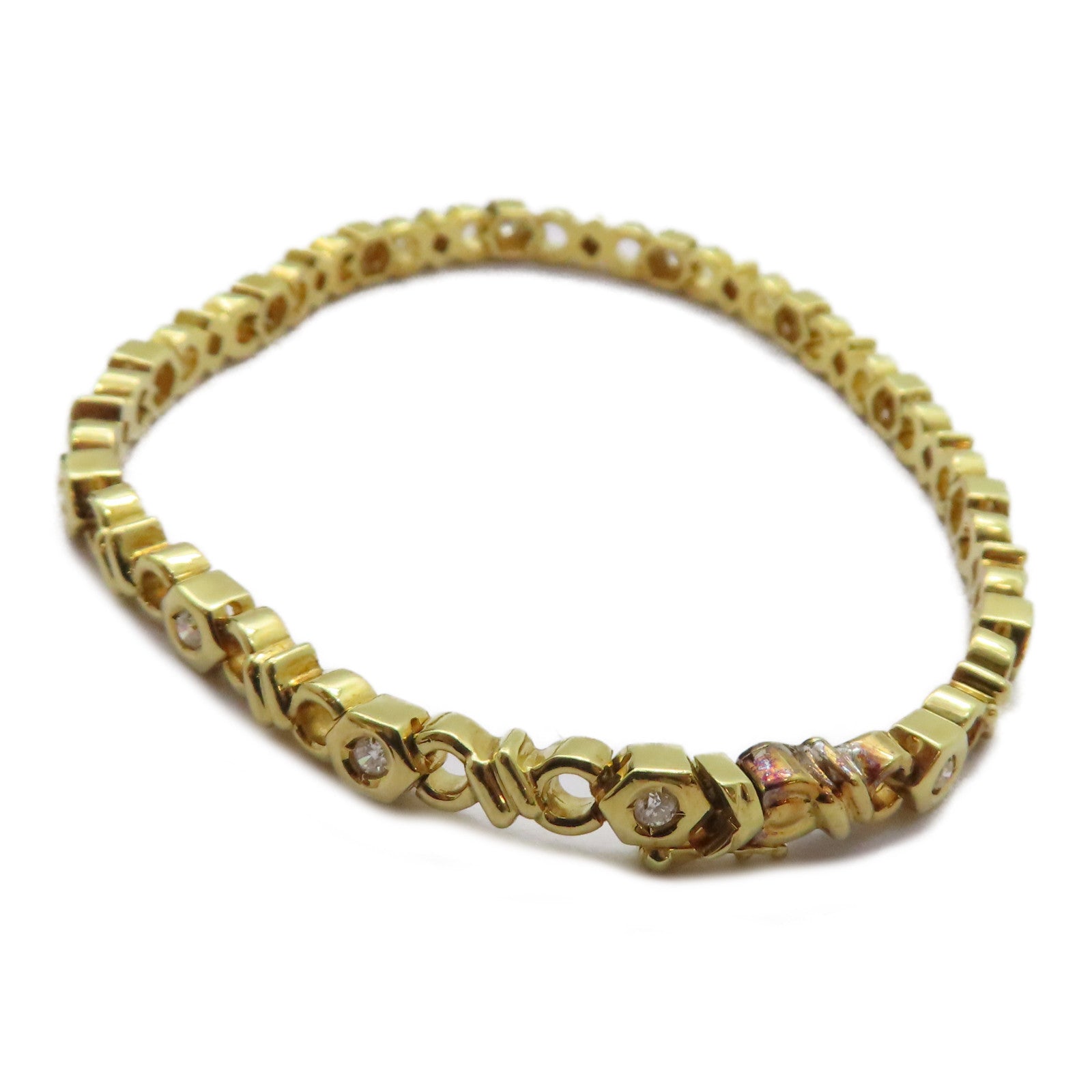 JEWELRY 18K黃金Diamond Bracelet鑚石手鏈