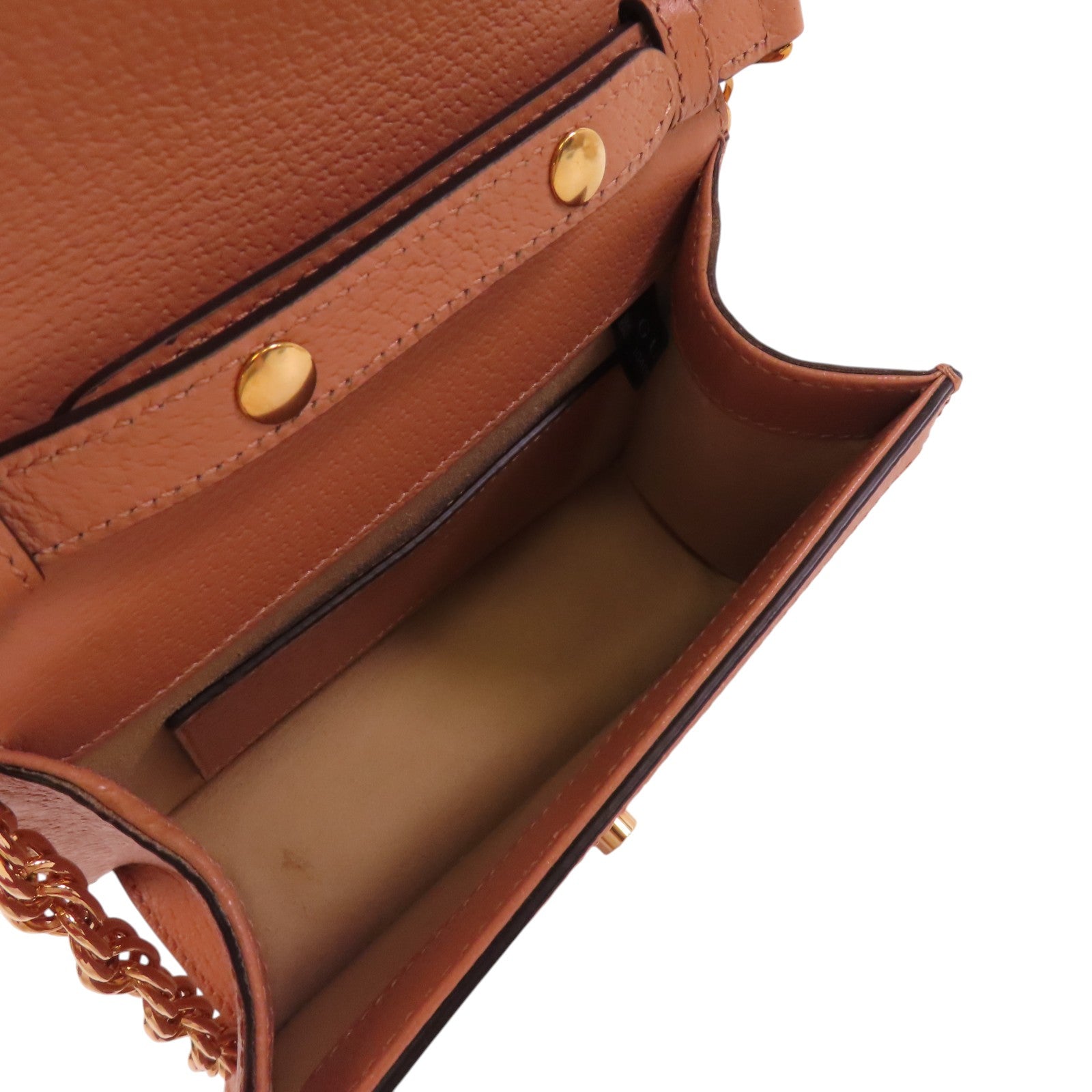 GUCCI GG帆布Ophida GG Supreme Bag金扣鏈帶肩背袋