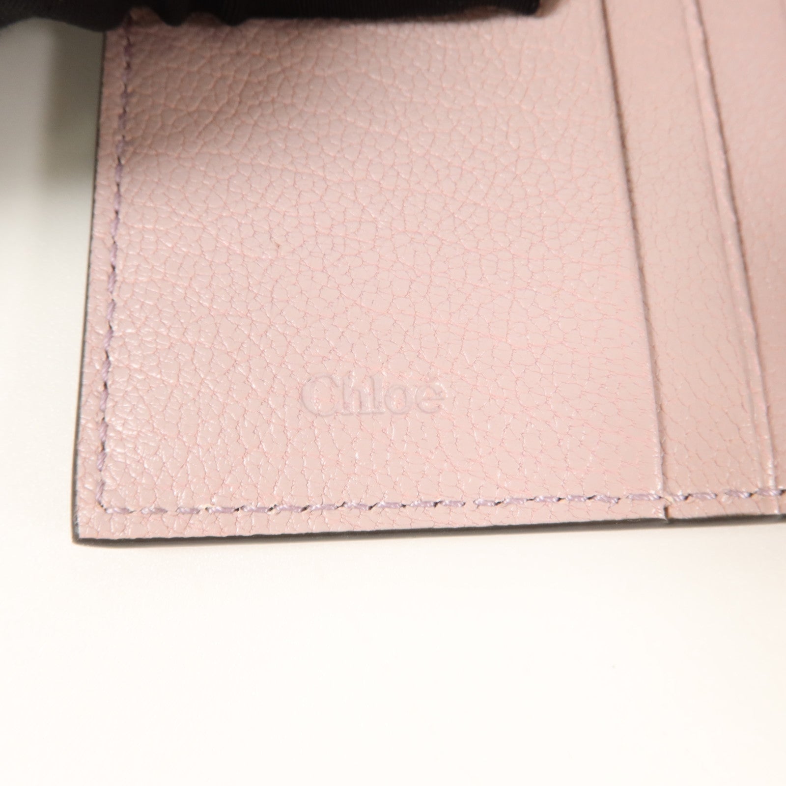 Chloe 山羊皮皮革Trifold Wallet錢包