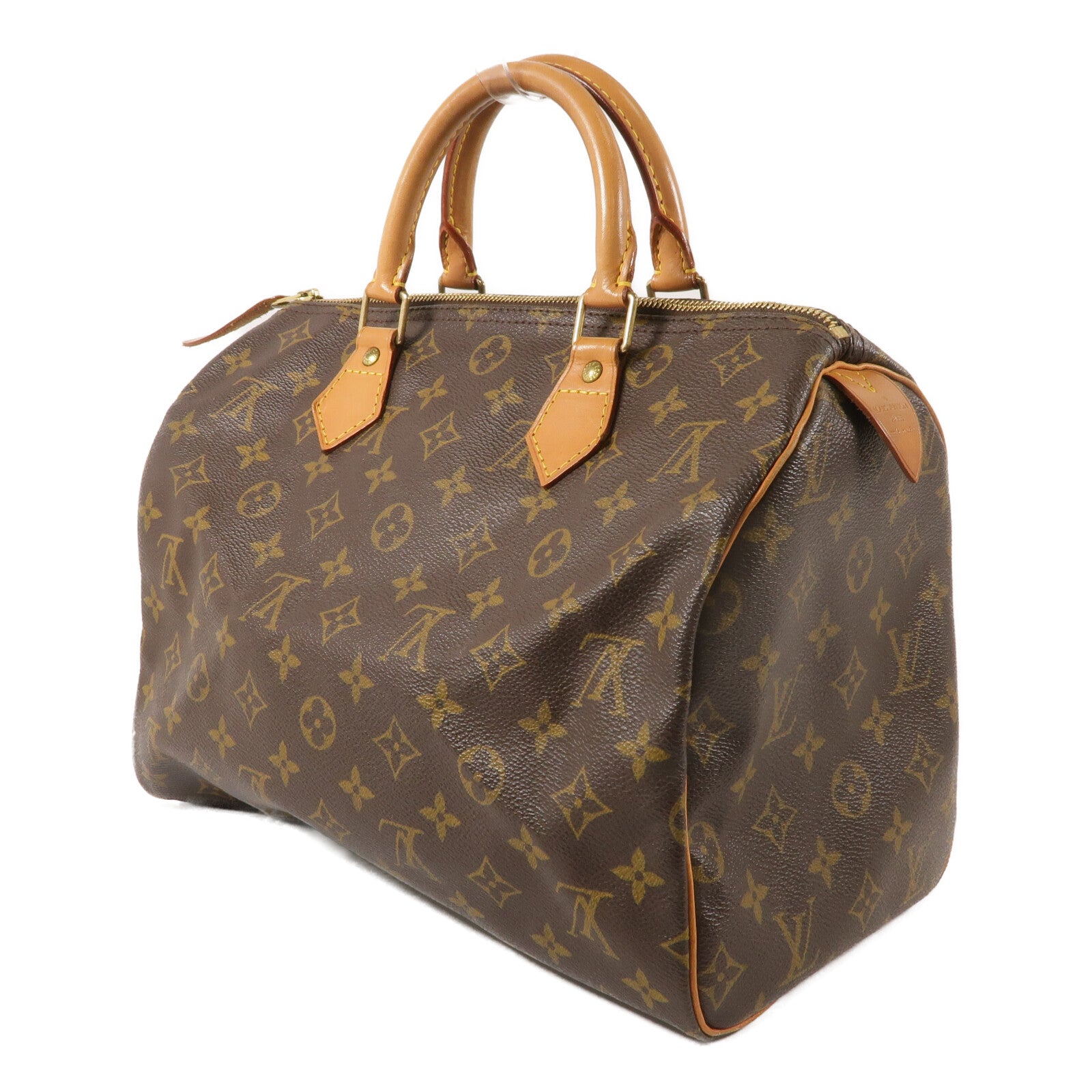 LOUIS VUITTON Monogram Speedy 30金扣手挽袋