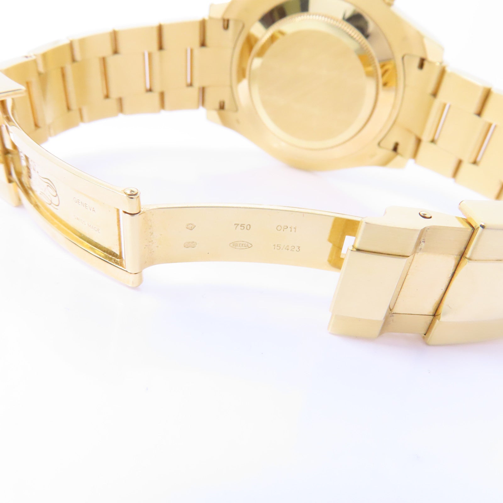 ROLEX Yacht Master II 18K黃金手錶自動機芯白色