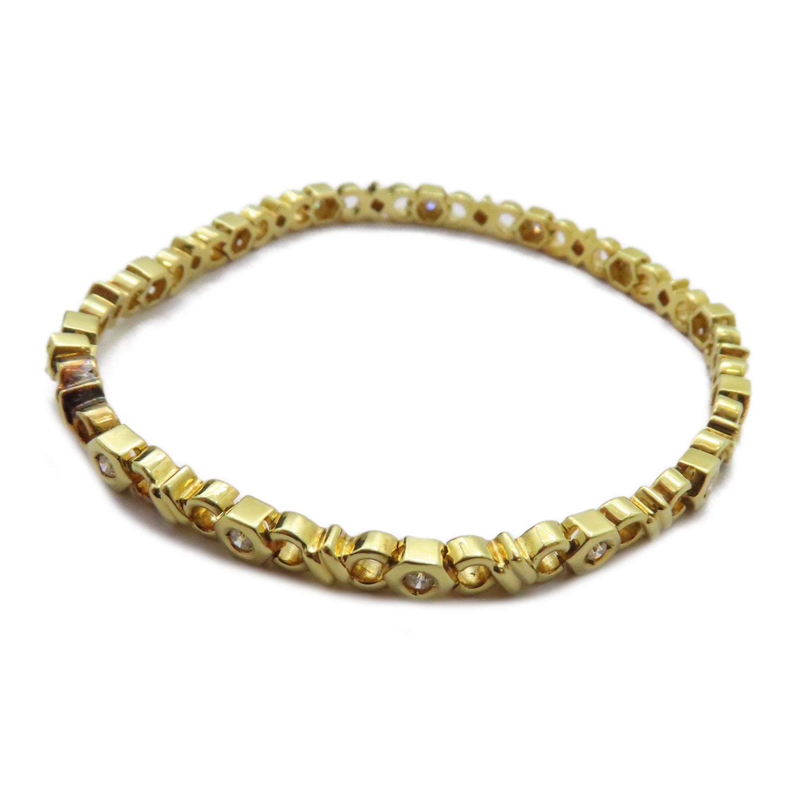 JEWELRY 18K黃金Diamond Bracelet鑚石手鏈