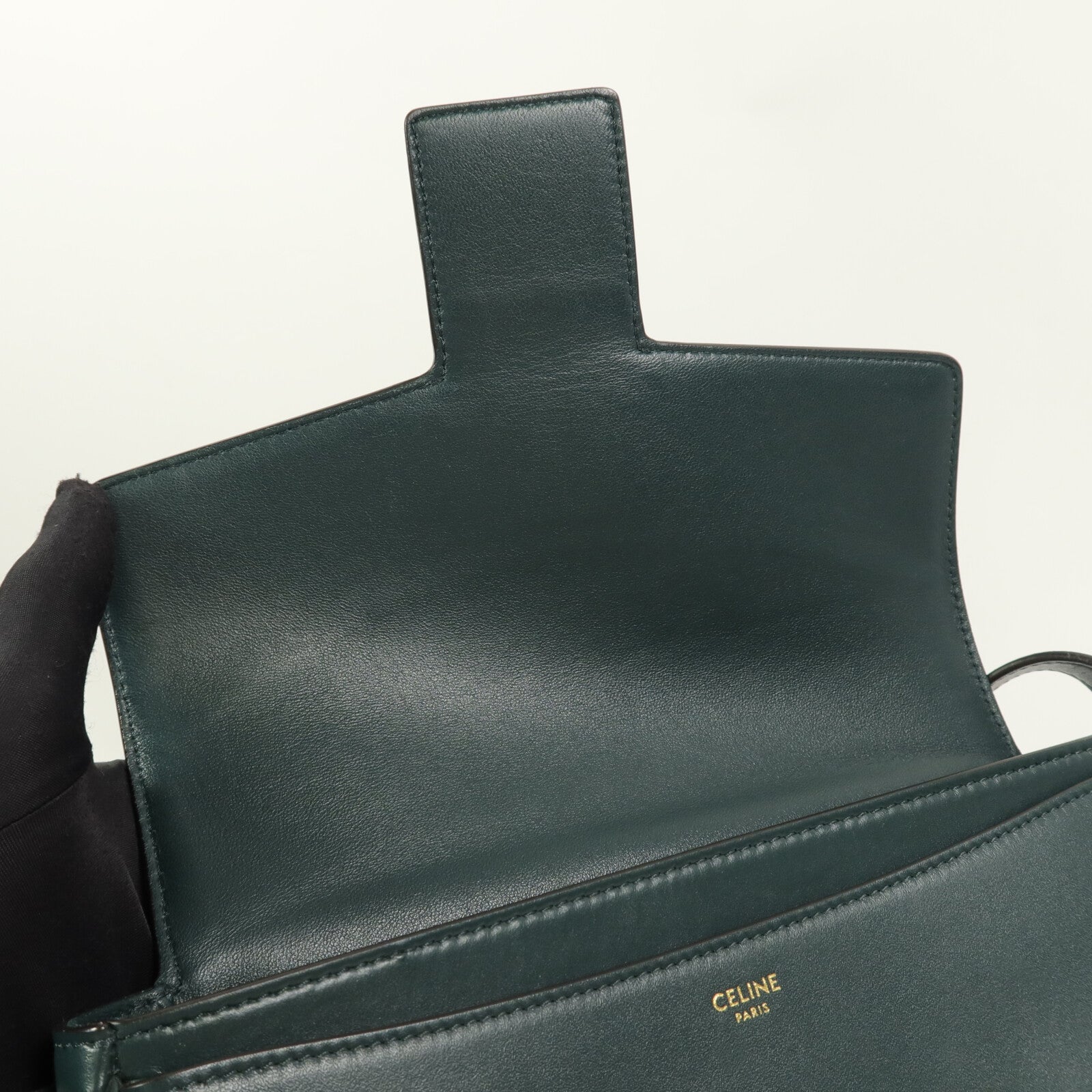 CELINE 牛皮皮革Horse Box Bag肩背袋
