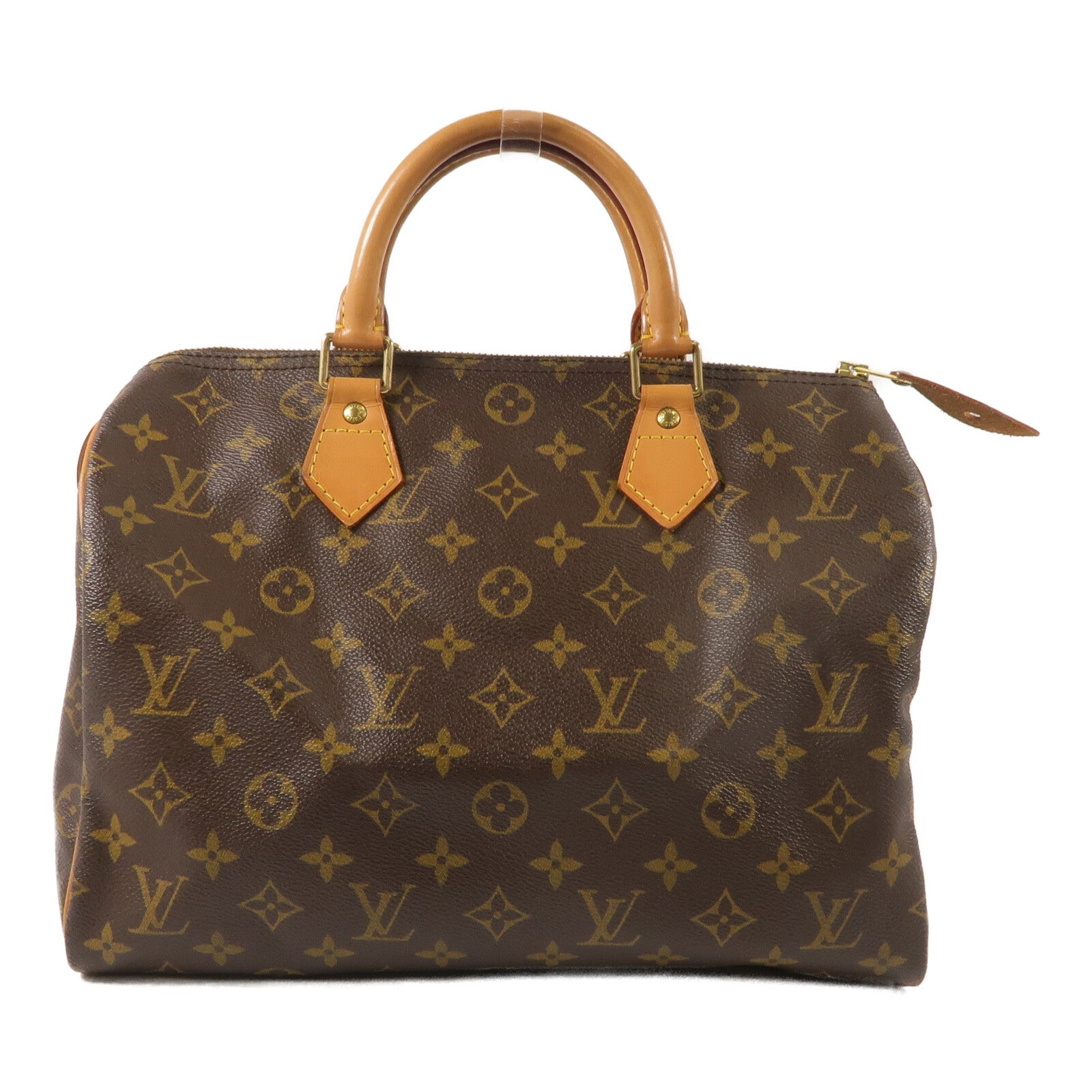 LOUIS VUITTON Monogram Speedy 30金扣手挽袋