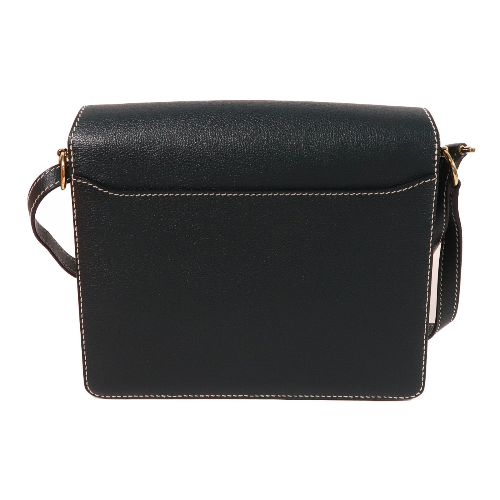 HERMES Evercolor皮革Roulis 23金扣肩背袋Vert Cypres