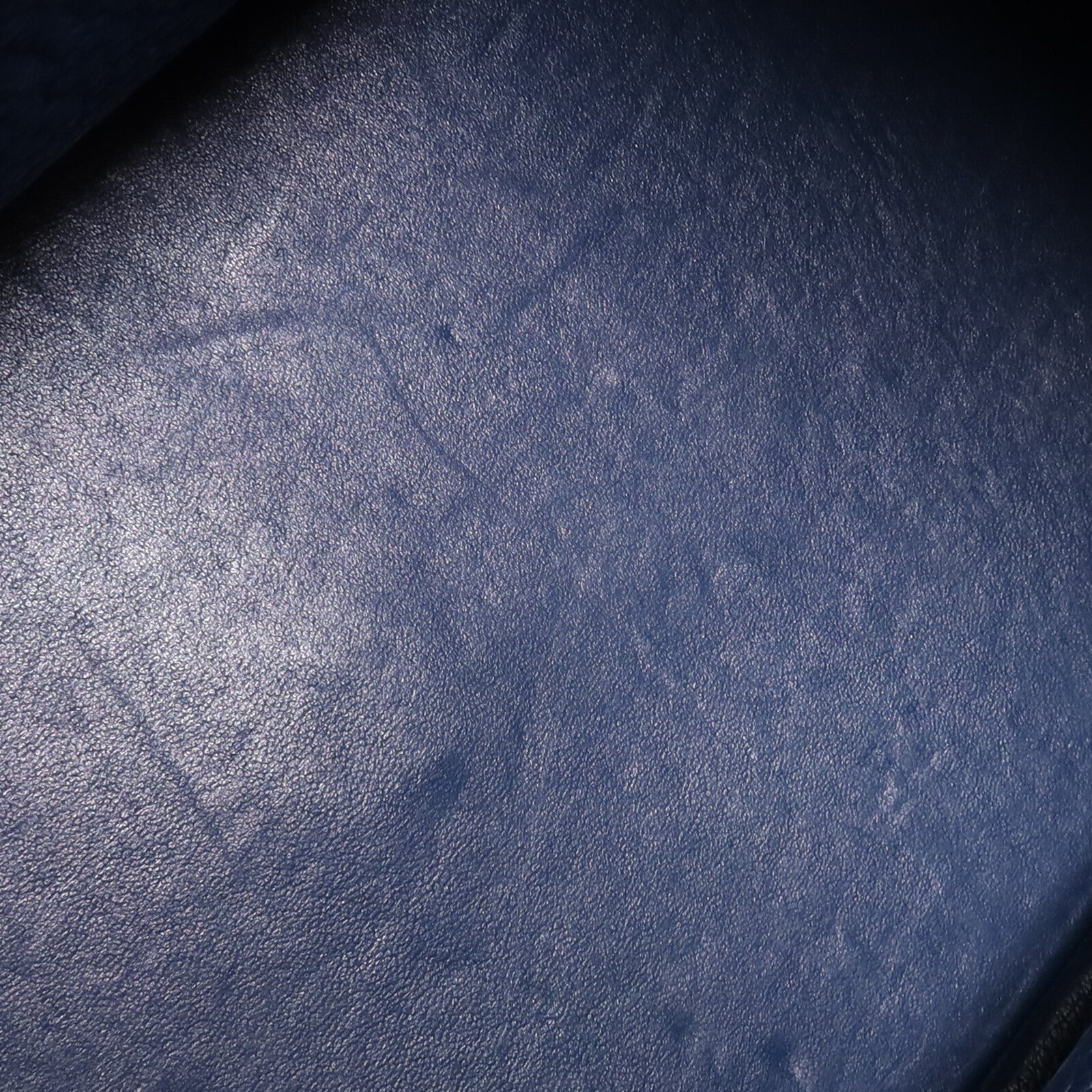 HERMES Clemence皮革Lindy 34銀扣手挽肩背兩用袋Navy