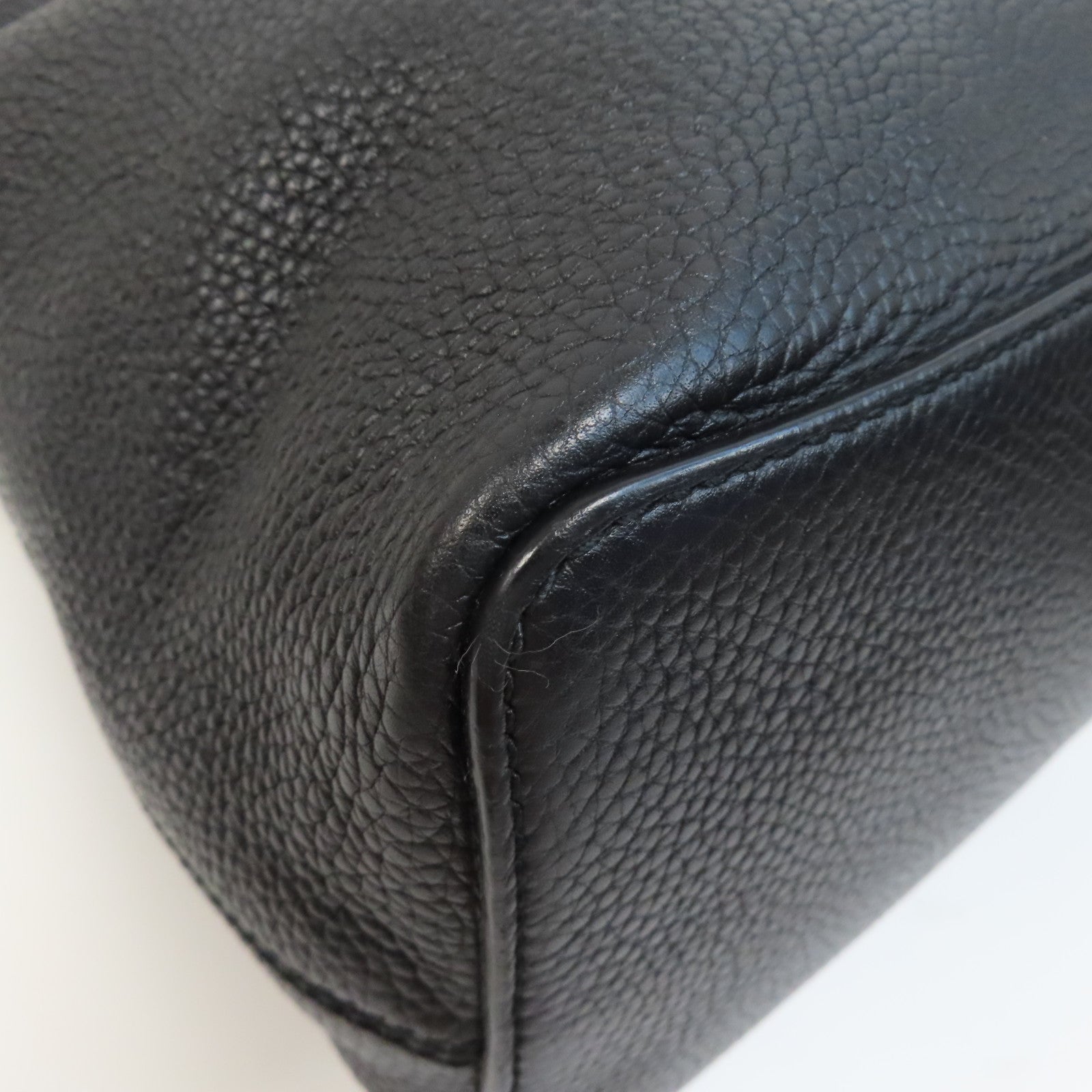 GUCCI 皮革Soho Shoulder Bag金扣手挽肩背兩用袋黑色