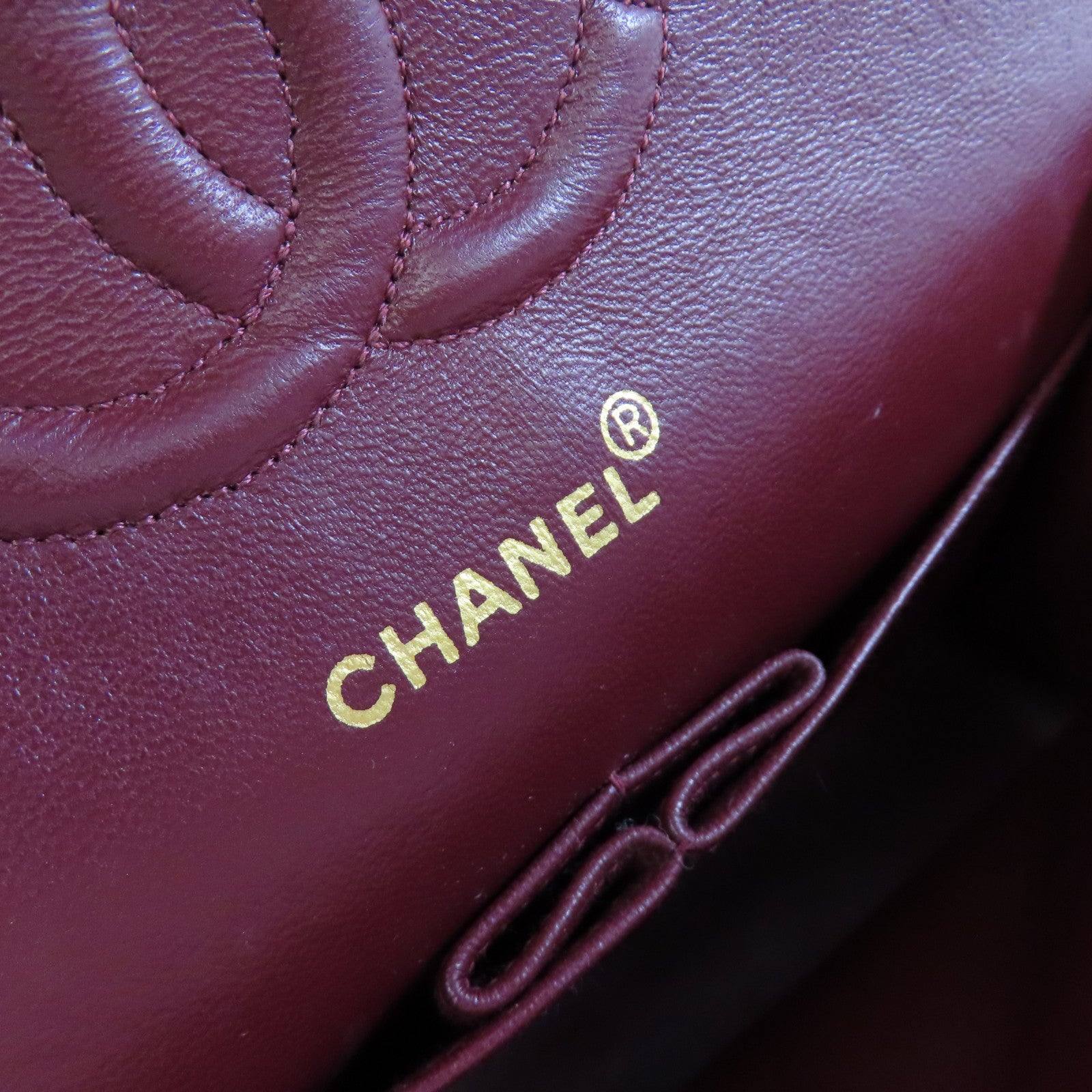 CHANEL 菱格牛皮皮革Vintage Classic Chain Shoulder Bag金扣鏈帶肩背袋黑色