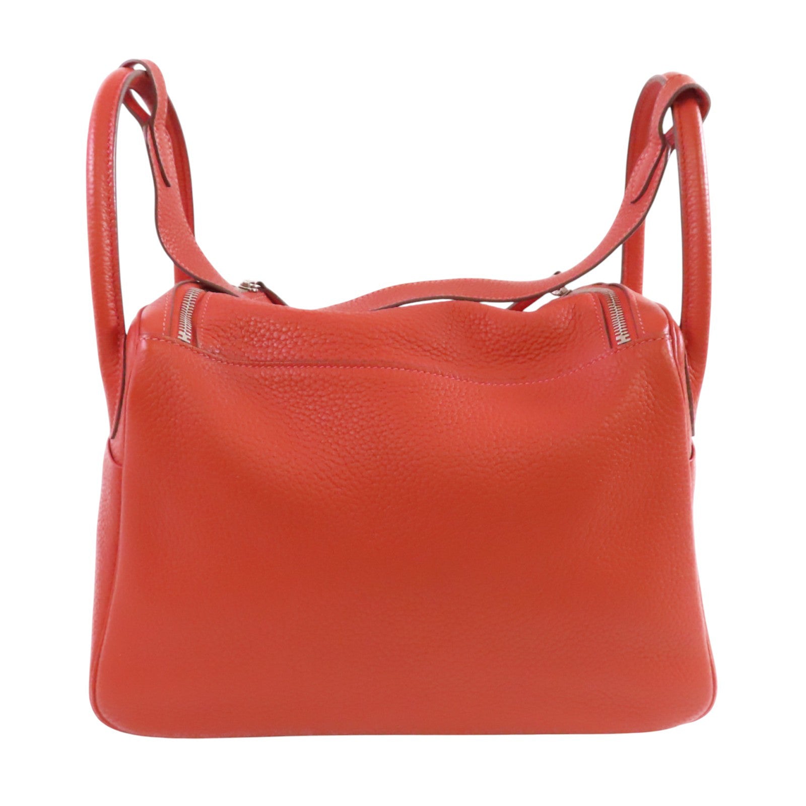 HERMES Clemence皮革Lindy 30 Shoulder Bag銀扣肩背袋