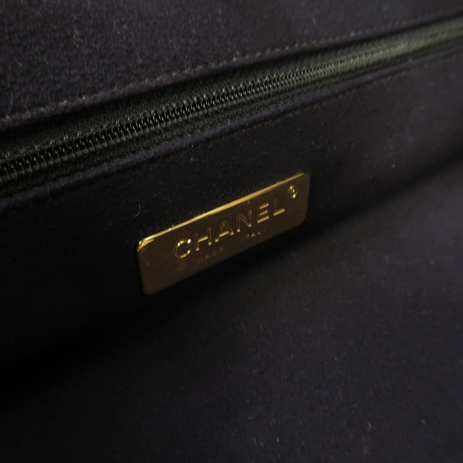 CHANEL 【激減優惠】牛皮皮革Chain Shoulder Shopping Bag金扣手挽肩背兩用袋黑色