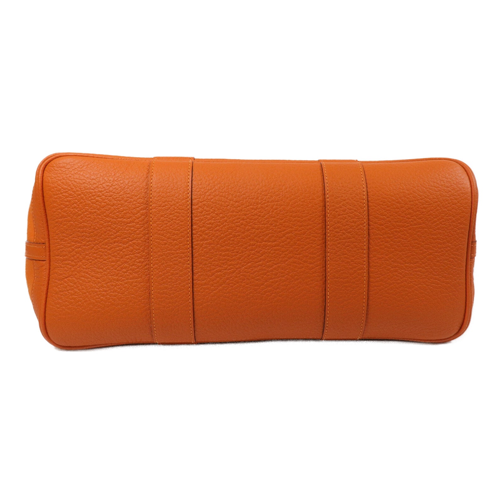 HERMES 帆布Garden Party PM手挽袋Orange