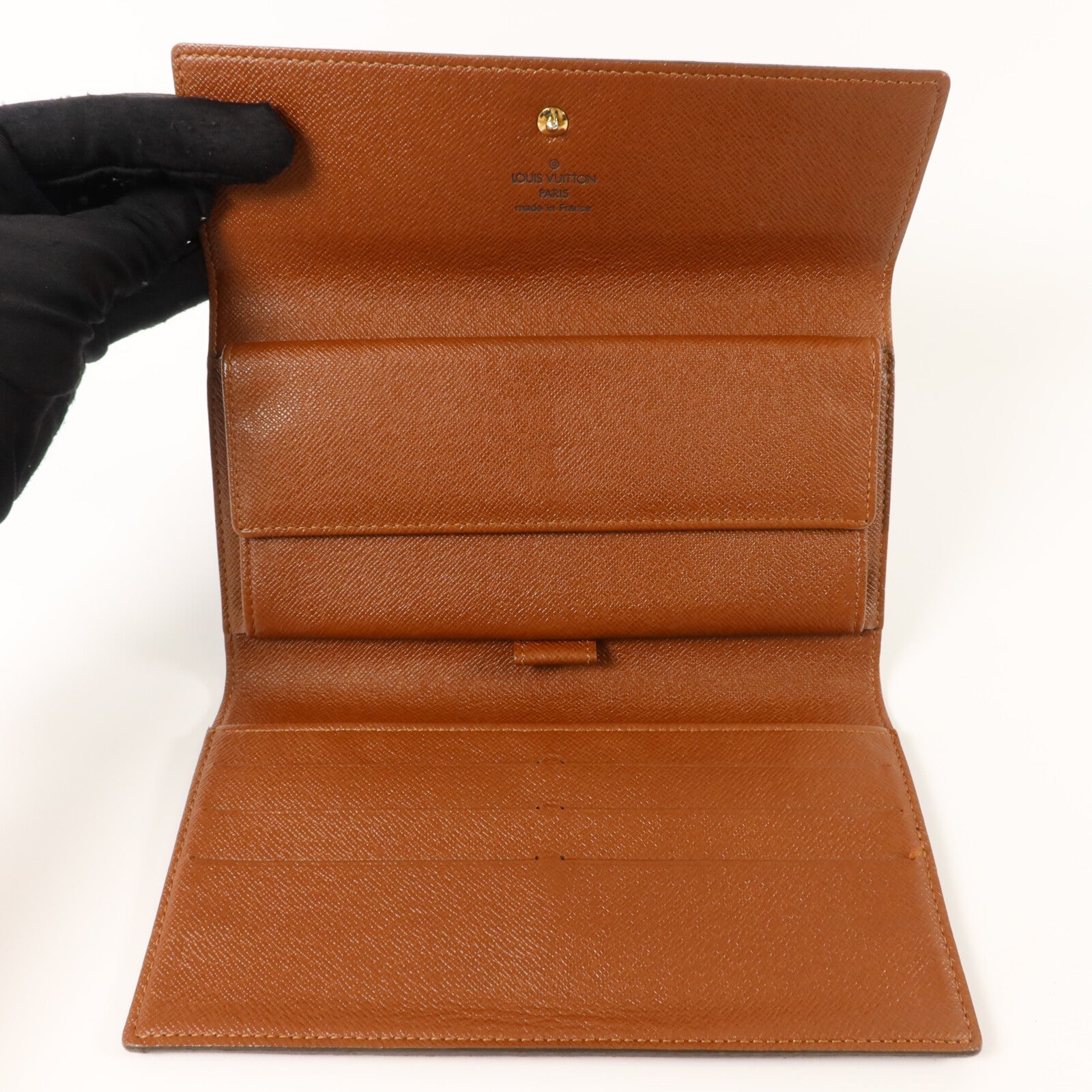 LOUIS VUITTON Monogram International Trifold Long Wallet長錢包