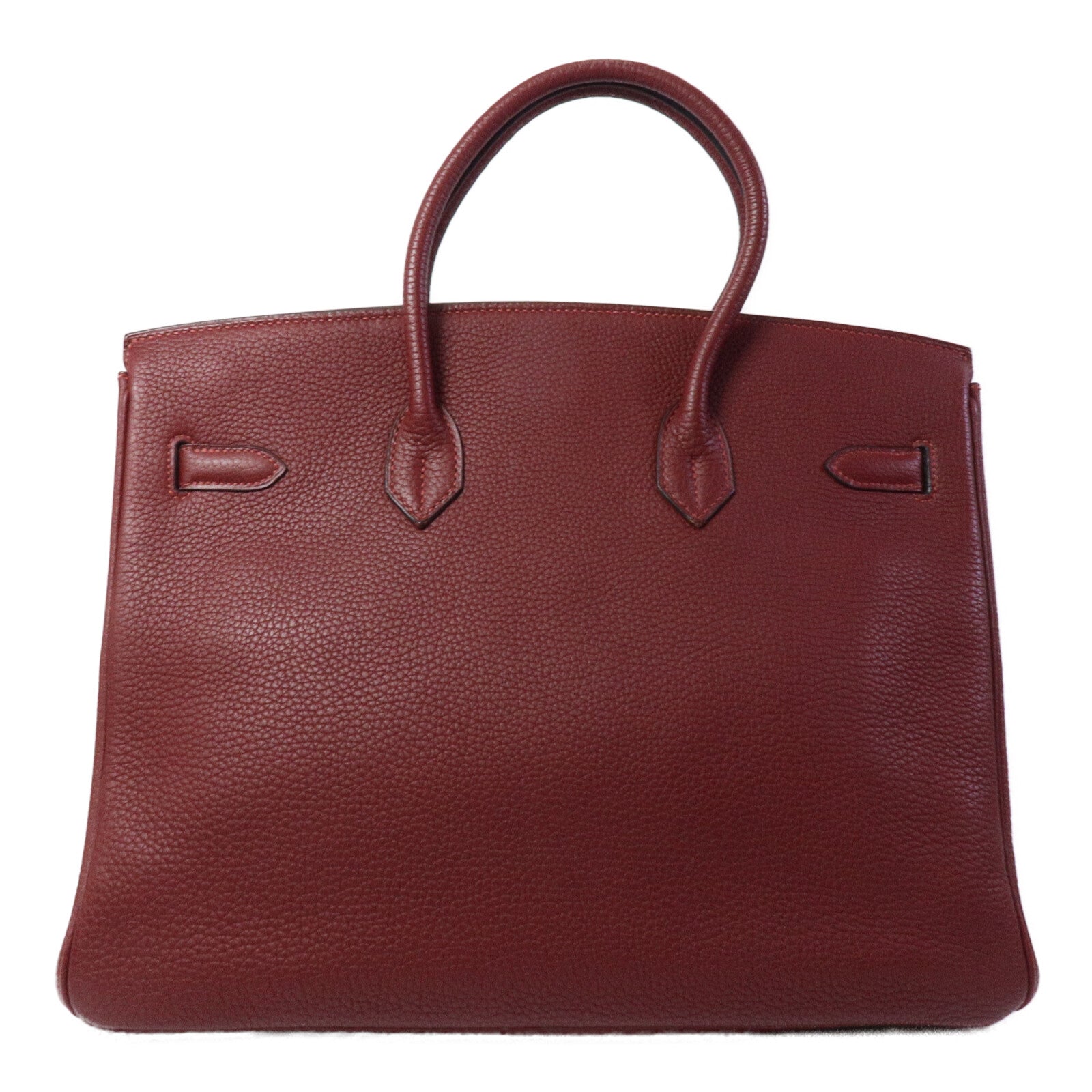 HERMES Togo皮革Birkin 35手挽袋Rouge H Buffalo