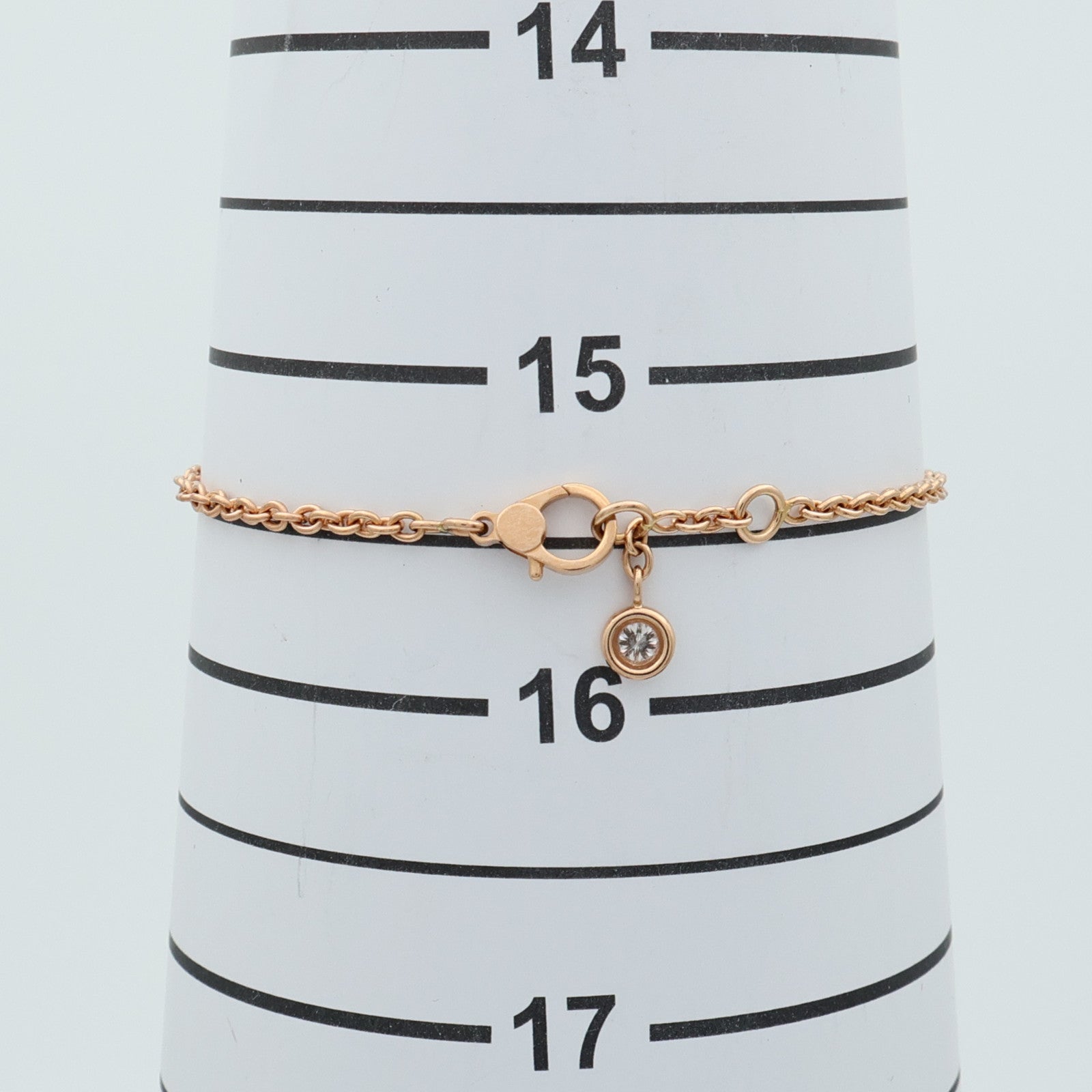HERMES 【激減優惠】18K玫瑰金Finesse Bracelet鑽石手鏈