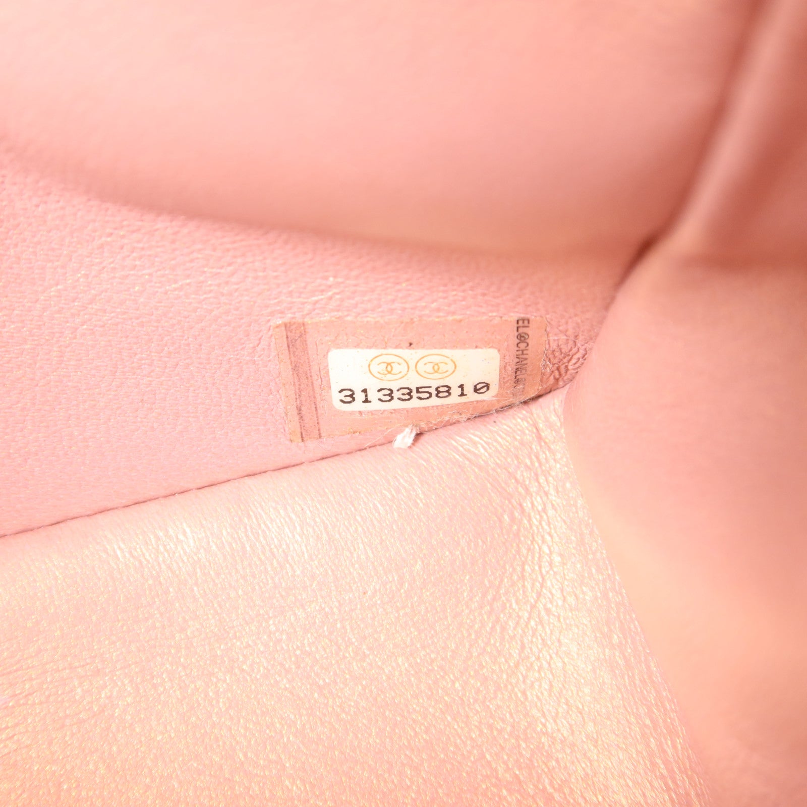 CHANEL 羊皮皮革Top Handle 20金扣鏈帶肩背袋