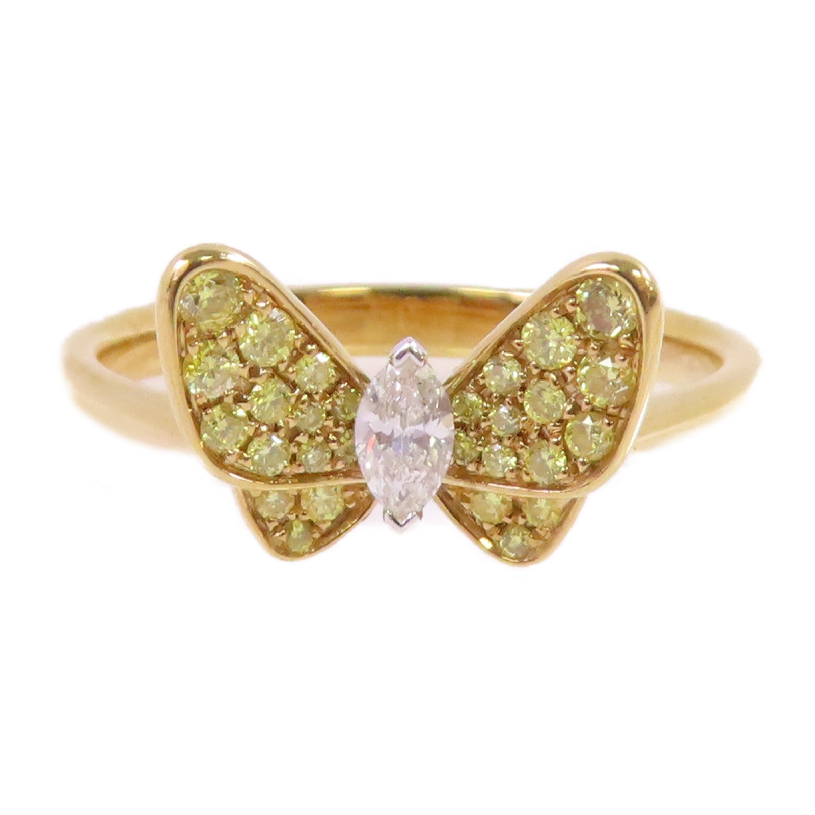 JEWELRY Diamond Yellow Diamond Ring US#9.25 18K Yellow Gold